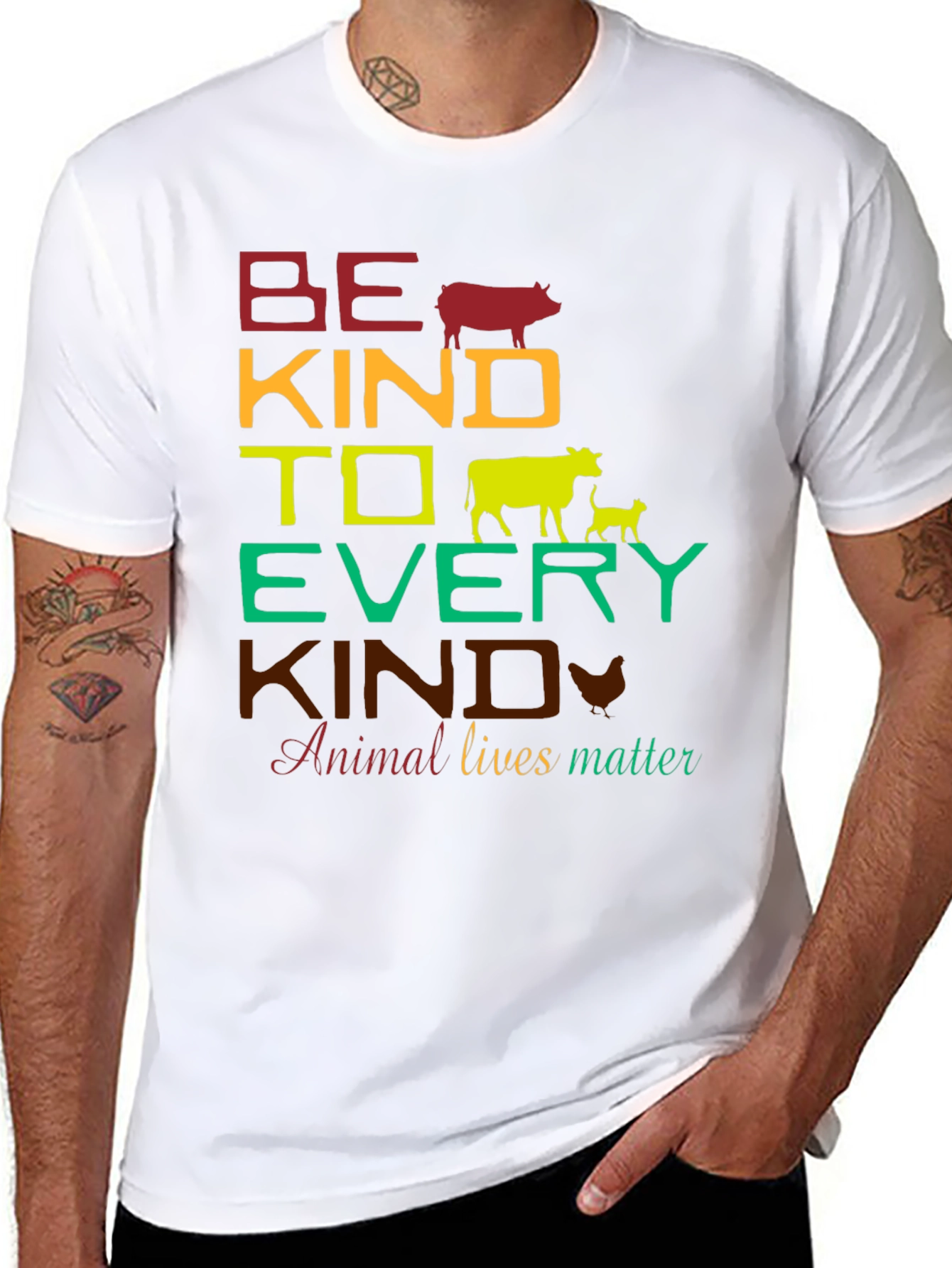 Be Kind to Every Kind Animal Rights T-Shirt
