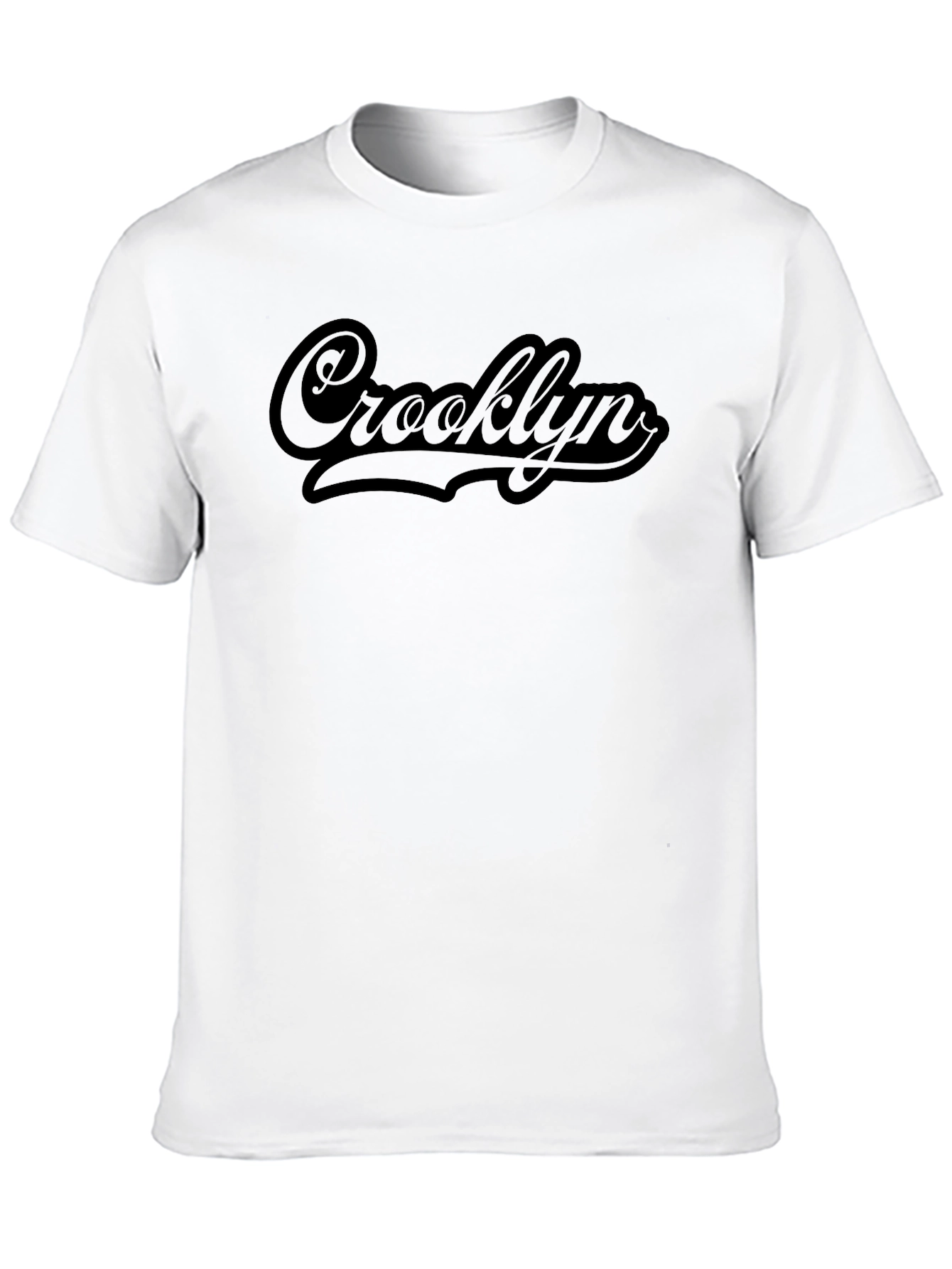 Crooklyn Black Graphic Tee - Mens Short Sleeve