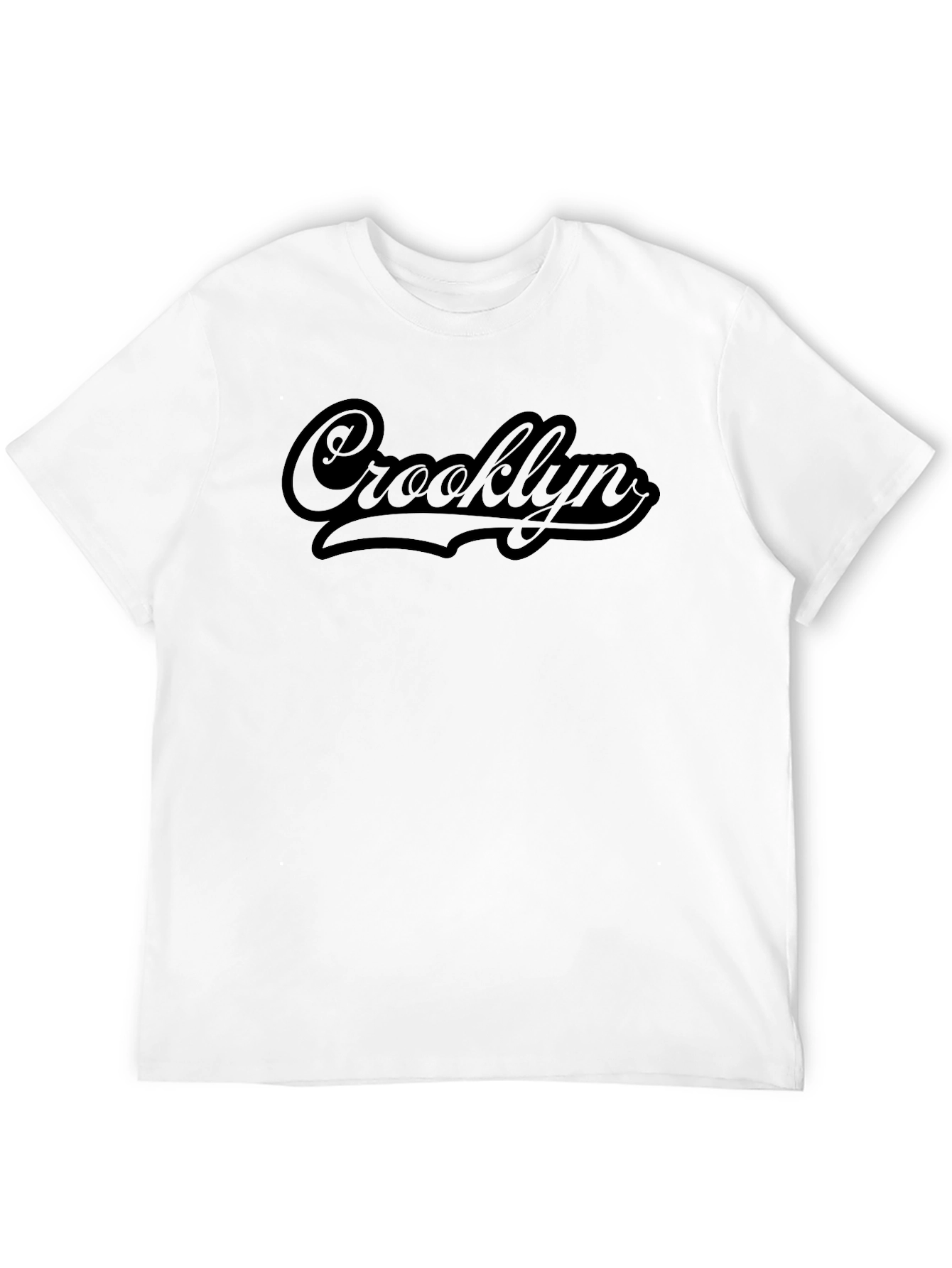 Crooklyn Black Graphic Tee - Mens Short Sleeve