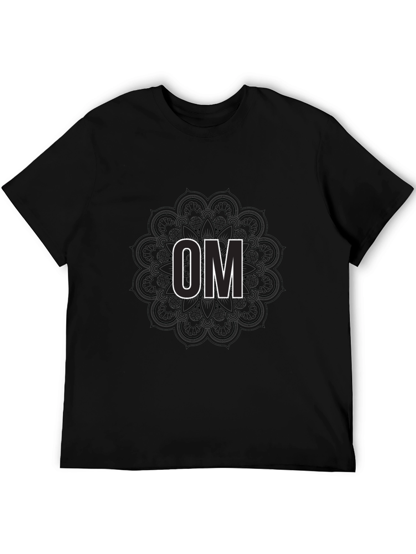 Om Mandala Black T-Shirt