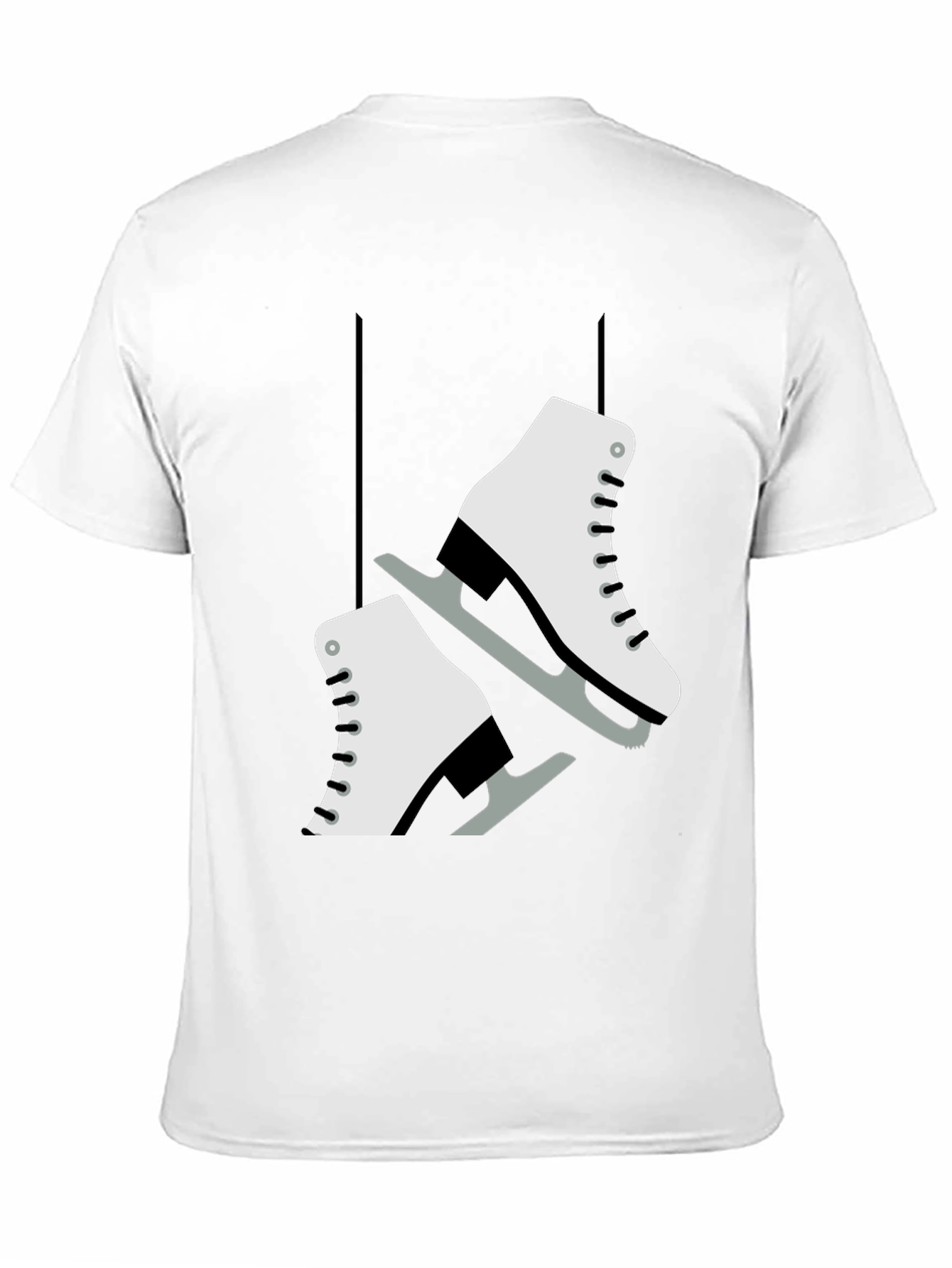 Figure Skates Graphic Tee - Sporty & Stylish