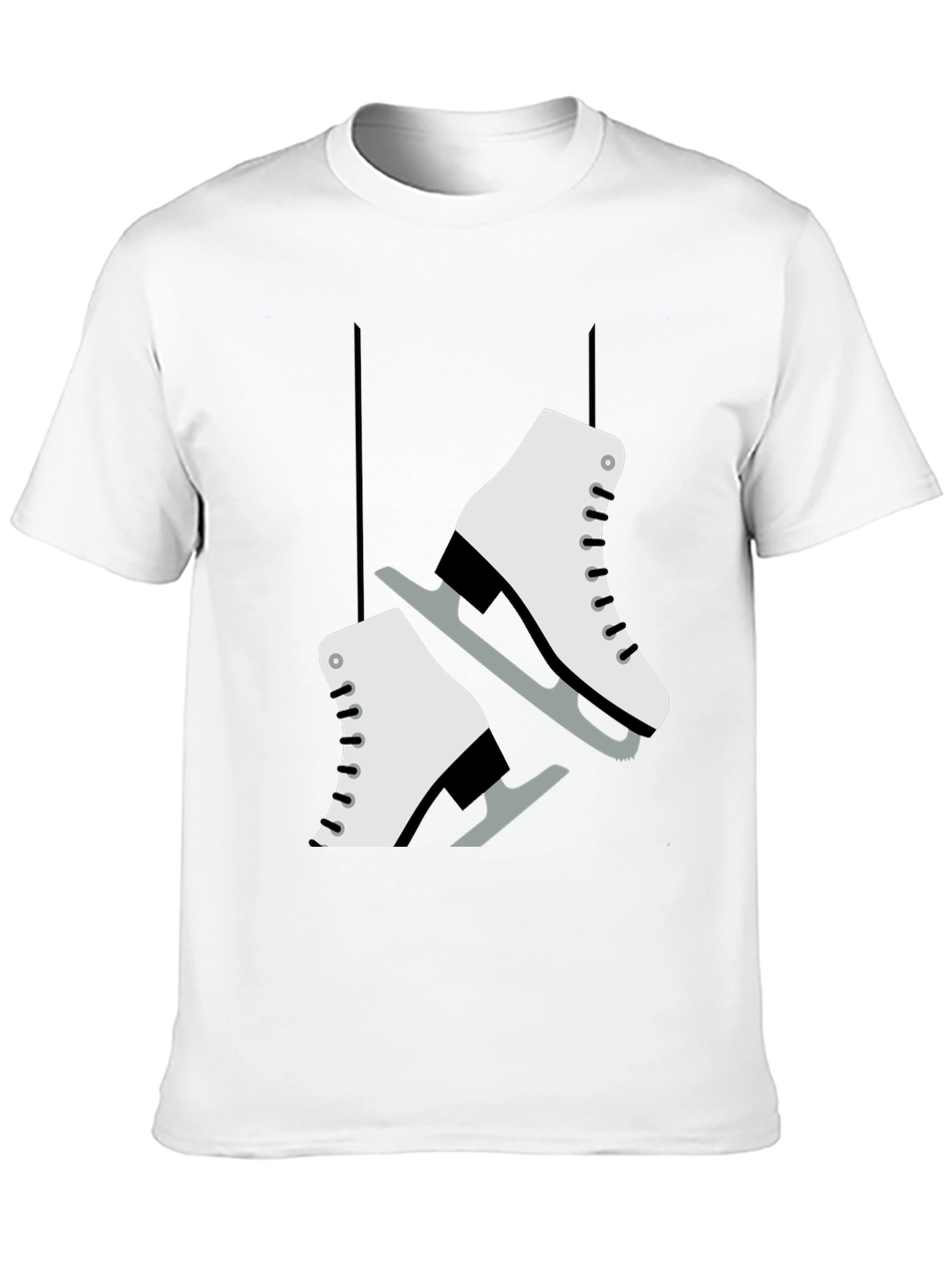 Figure Skates Graphic Tee - Sporty & Stylish