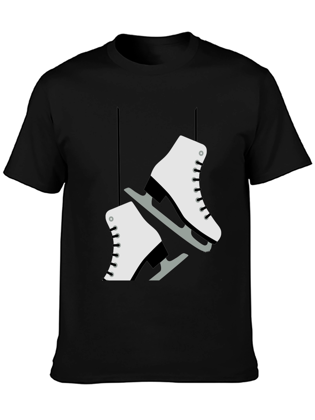 Figure Skates Graphic Tee - Sporty & Stylish