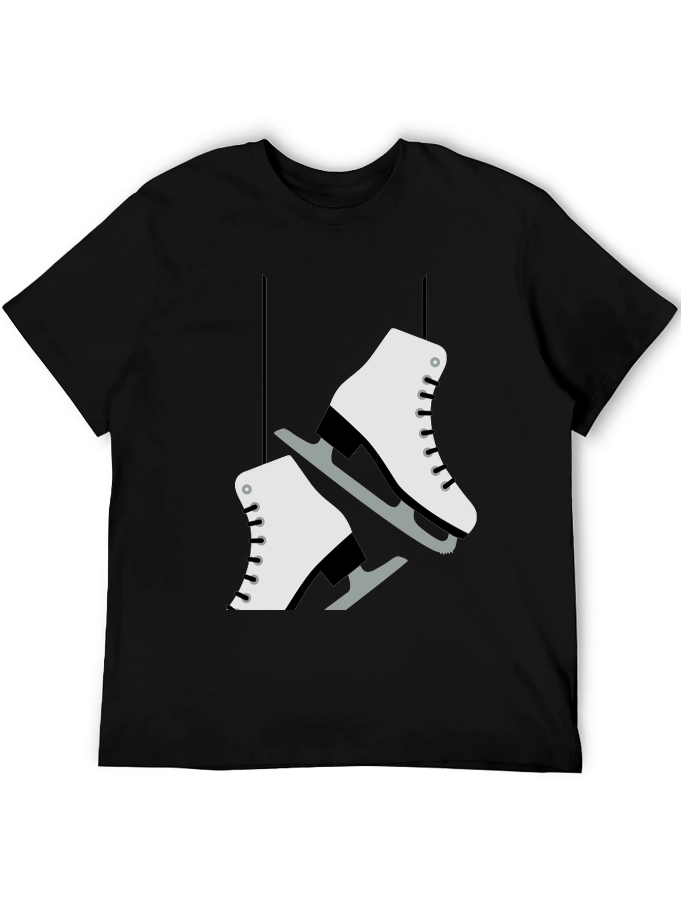 Figure Skates Graphic Tee - Sporty & Stylish