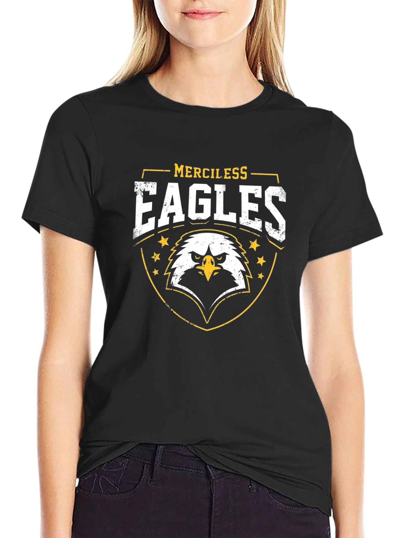 Merciless Eagles Graphic T-Shirt