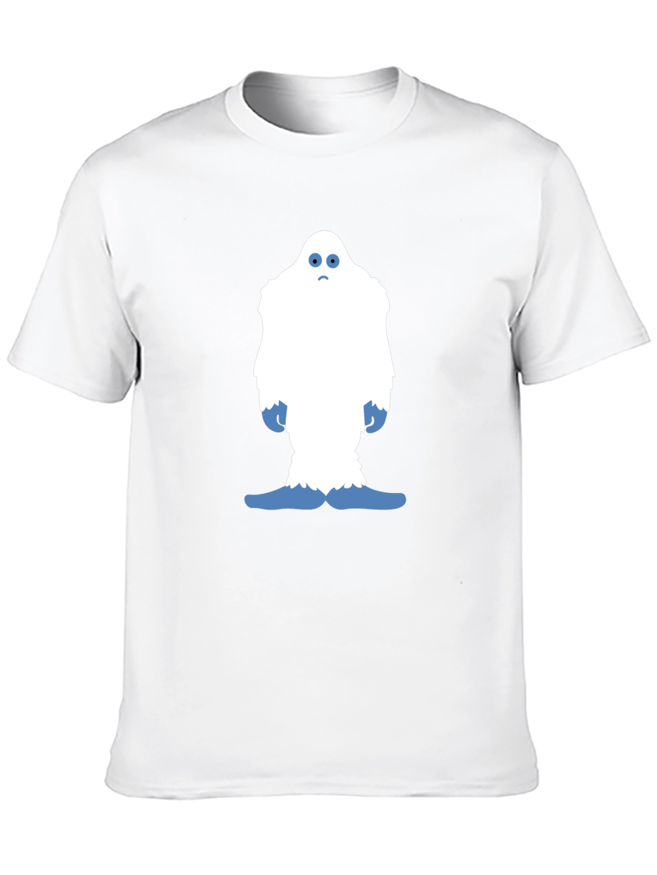 Funny Yeti Graphic Tee - Black Cotton T-Shirt
