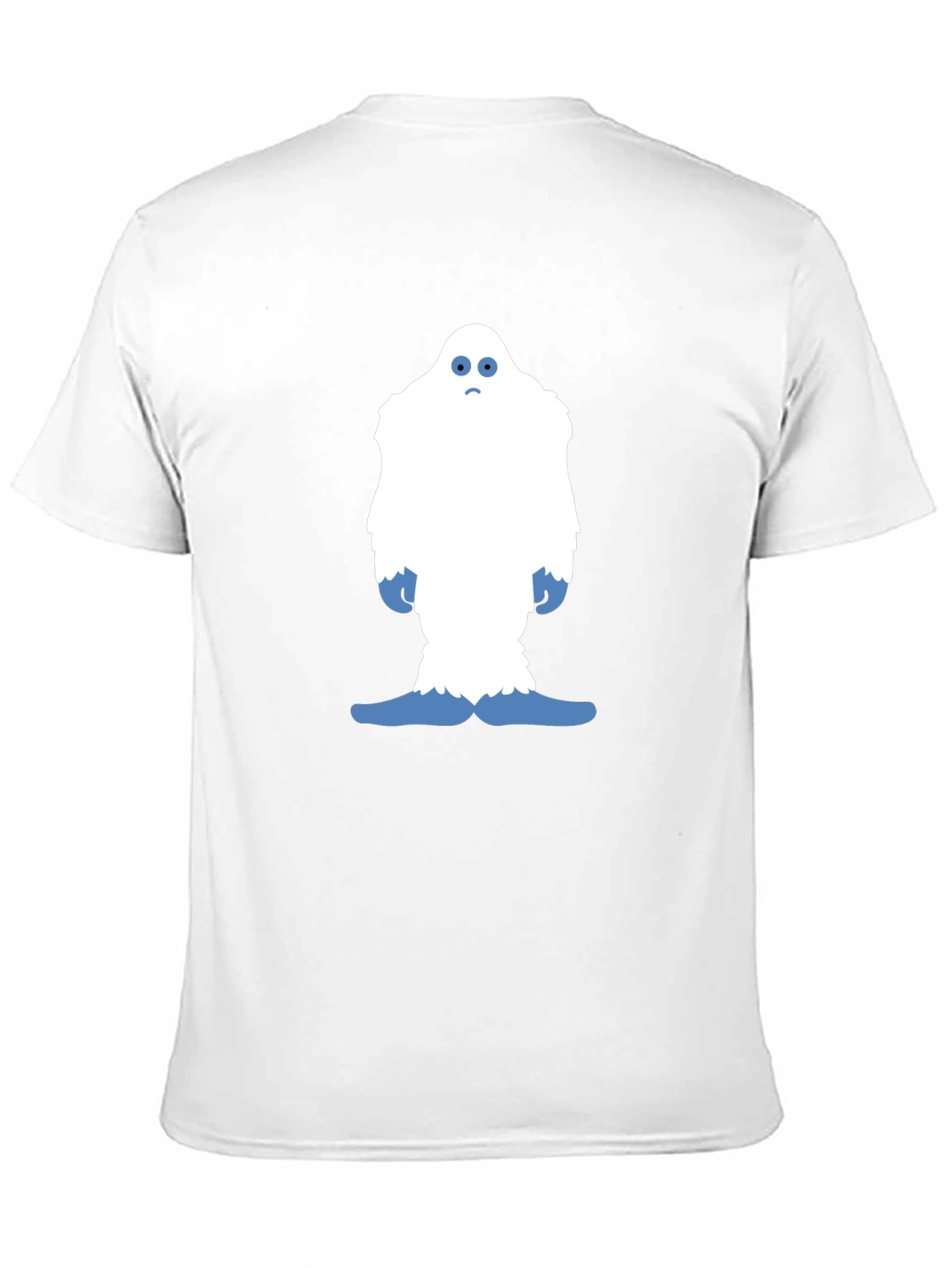 Funny Yeti Graphic Tee - Black Cotton T-Shirt