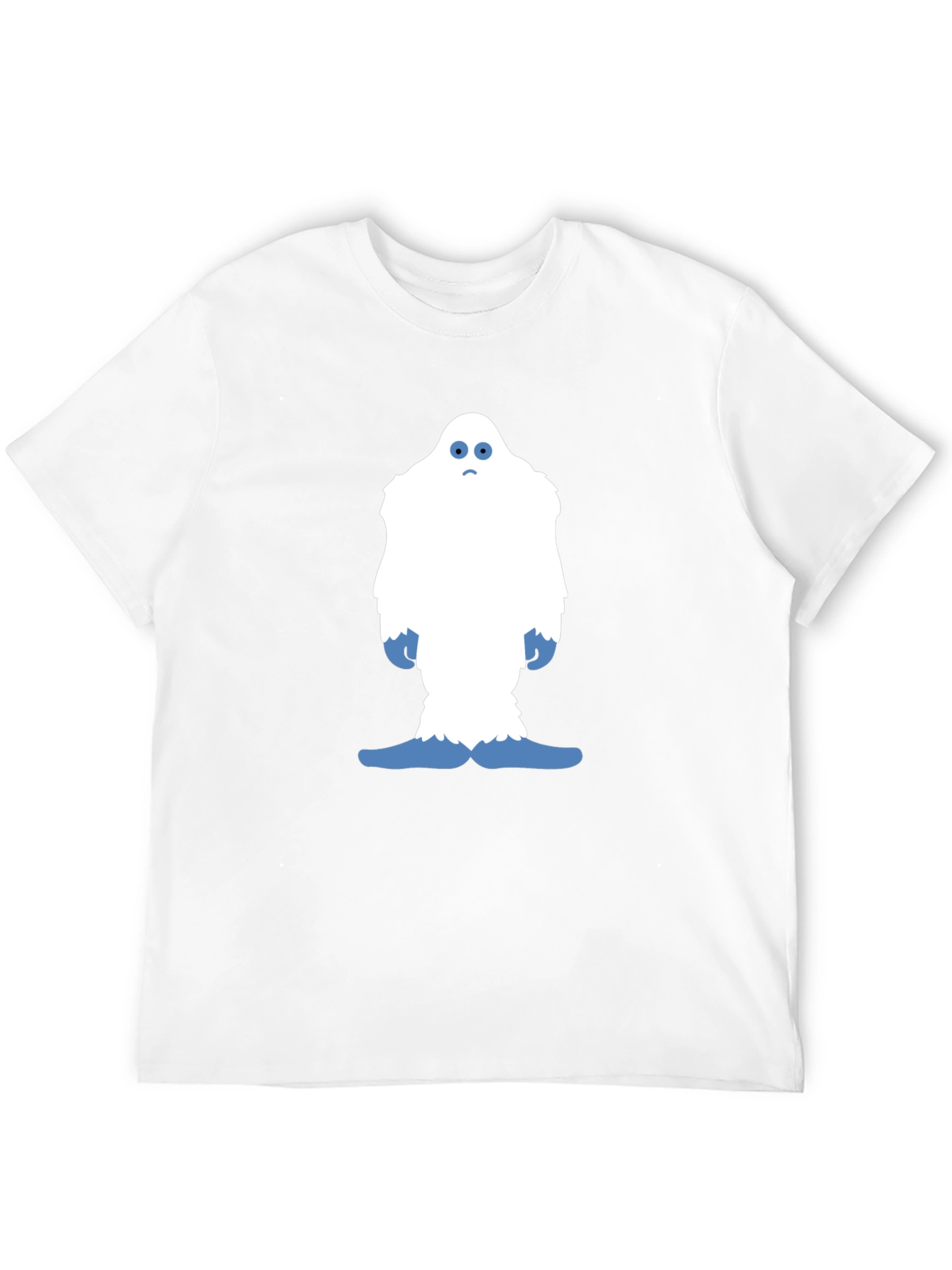Funny Yeti Graphic Tee - Black Cotton T-Shirt