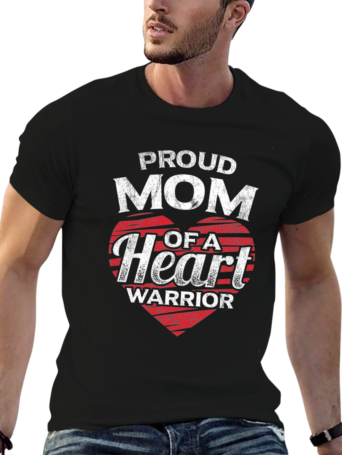Proud Mom of a Heart Warrior T-Shirt