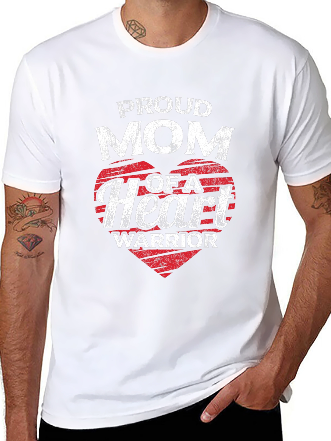 Proud Mom of a Heart Warrior T-Shirt