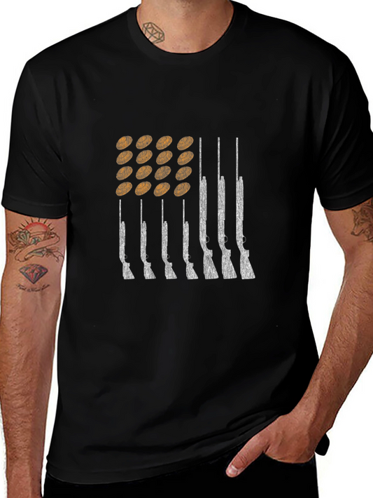 Shotgun Shells & Rifles Graphic Tee - Black Cotton