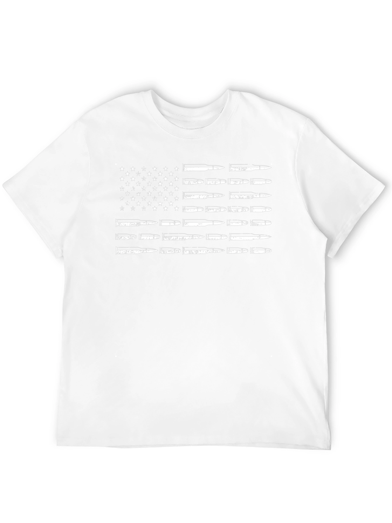 American Flag Bullet Design Graphic Tee