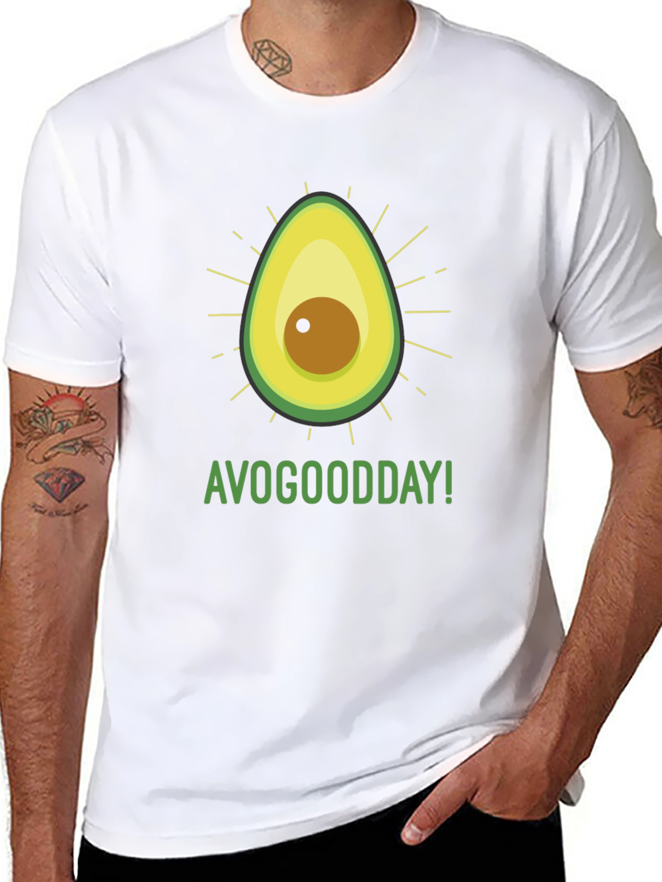 AvoGoodDay Graphic Tee - Fresh Avocado Style