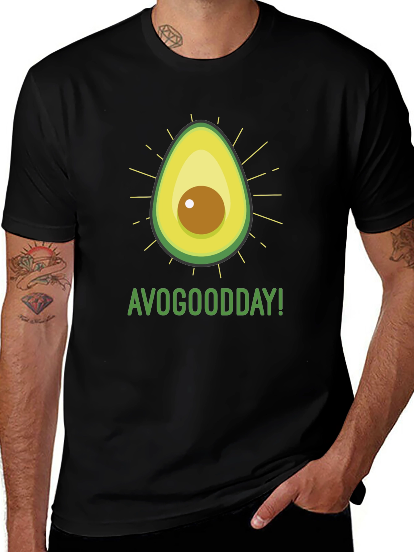 AvoGoodDay Graphic Tee - Fresh Avocado Style