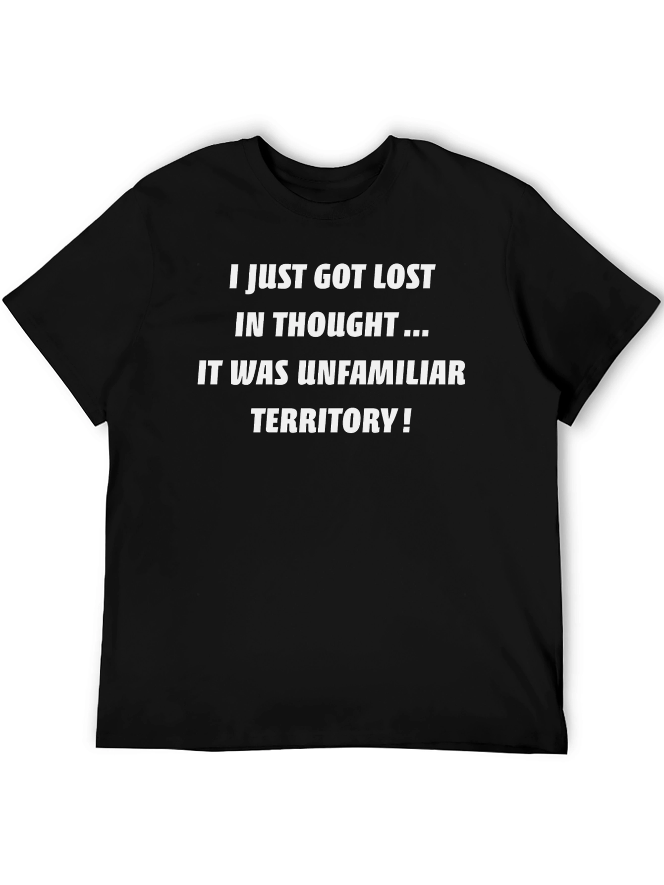 Lost in Thought Graphic Tee - Black