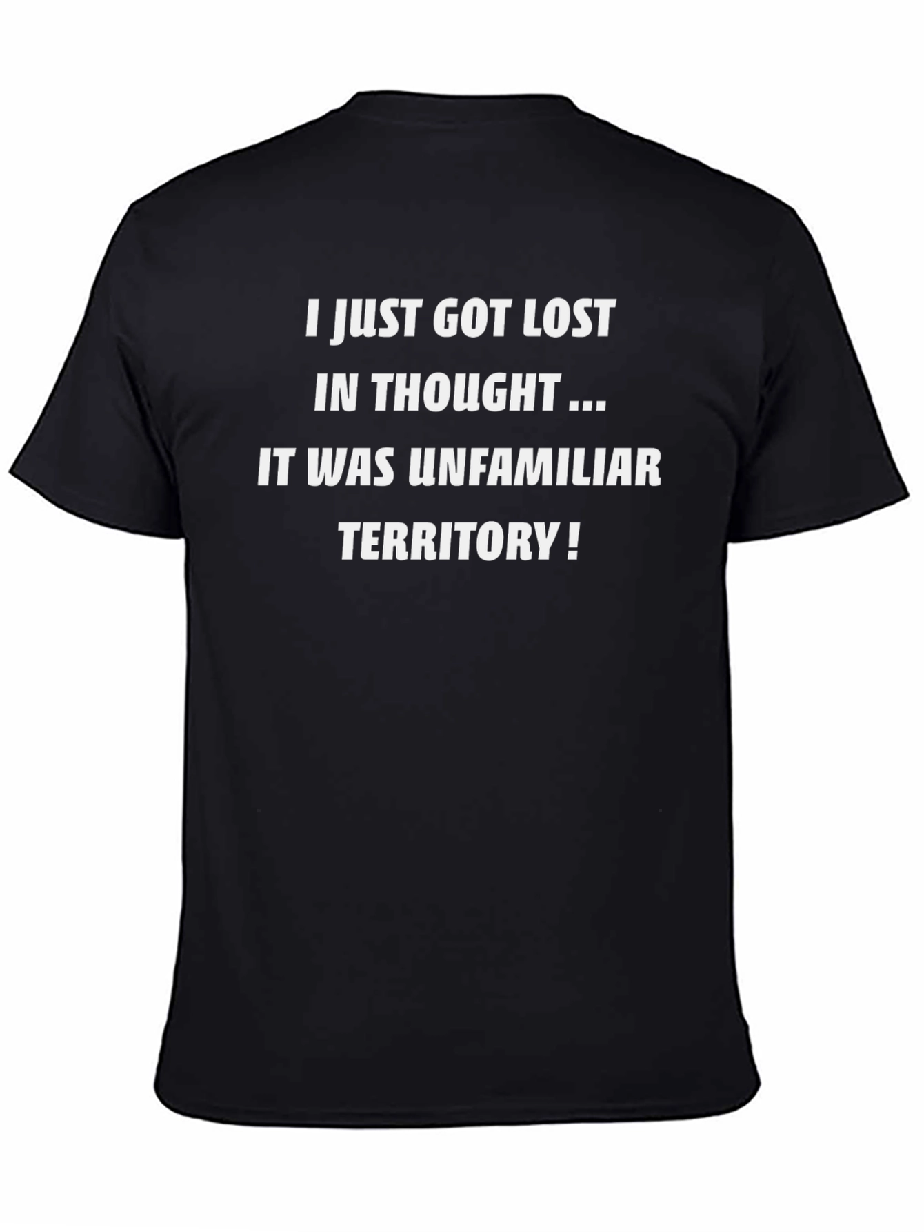 Lost in Thought Graphic Tee - Black