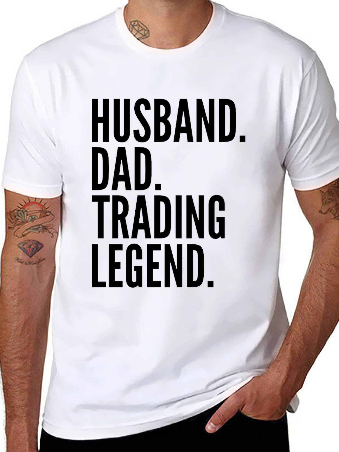 Husband Dad Trading Legend T-Shirt