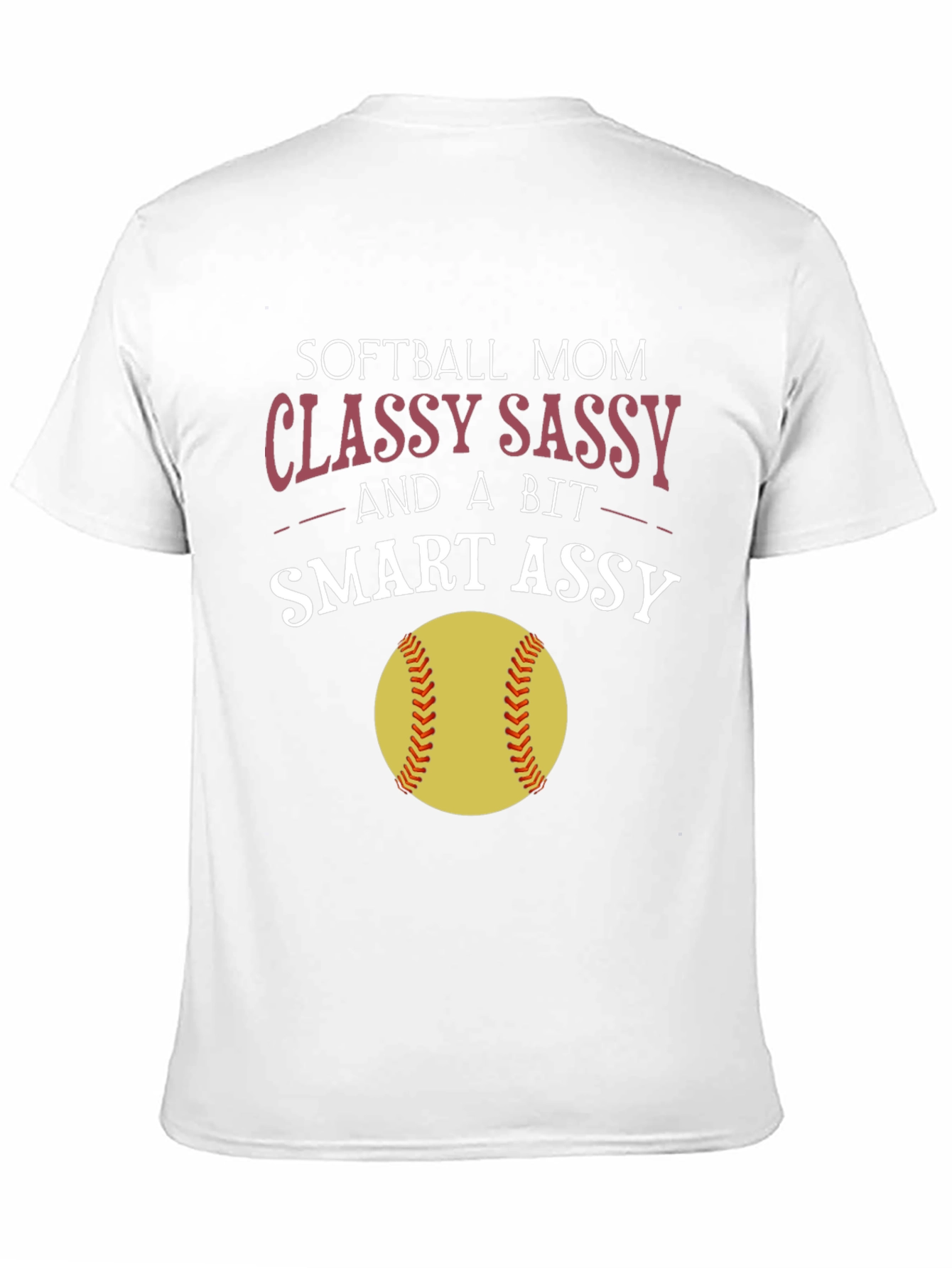 Softball Mom Graphic Tee - Classy Sassy Smart Assy