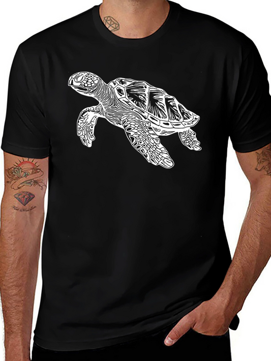 Black Turtle Graphic Tee