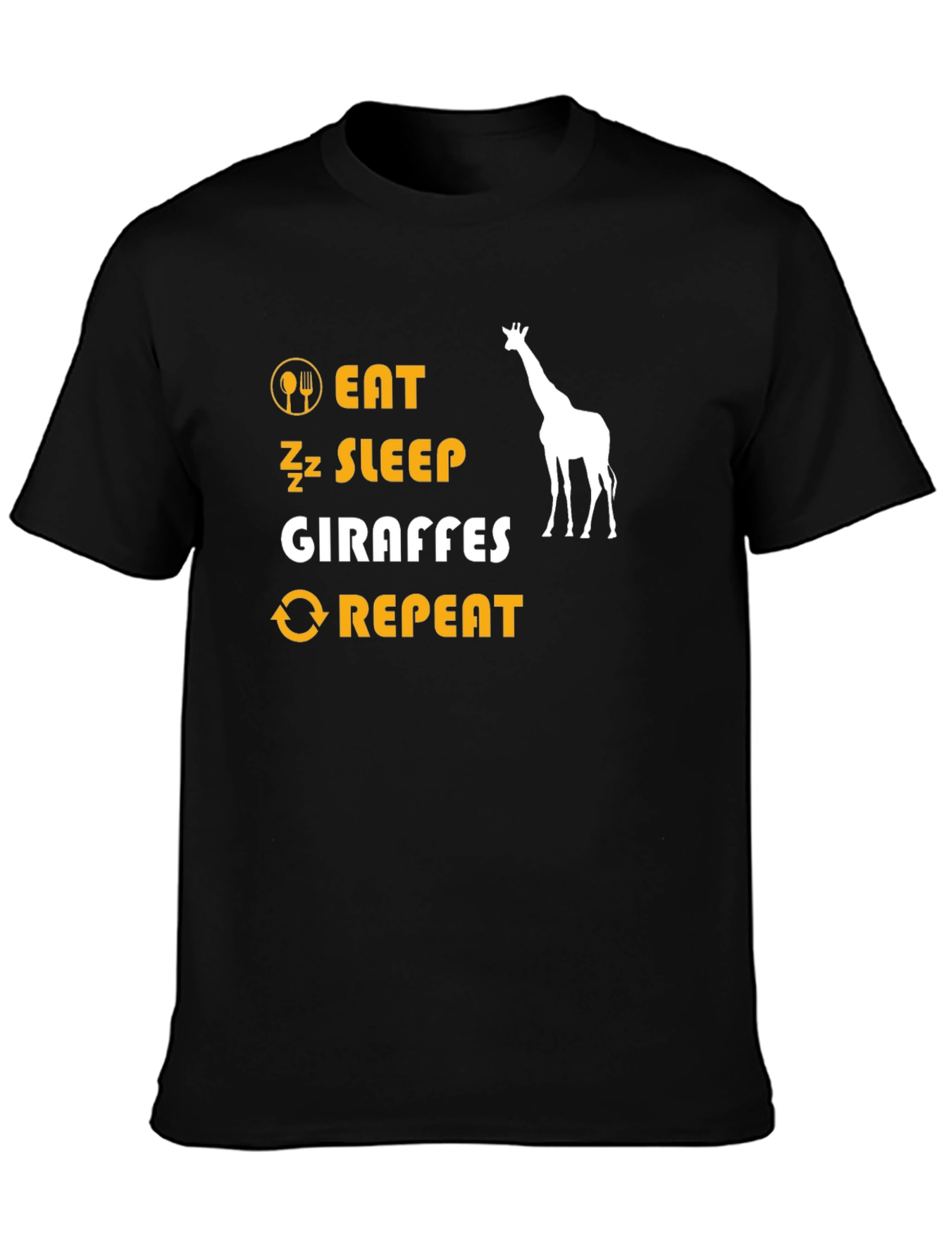 Eat Sleep Giraffes Repeat T-Shirt