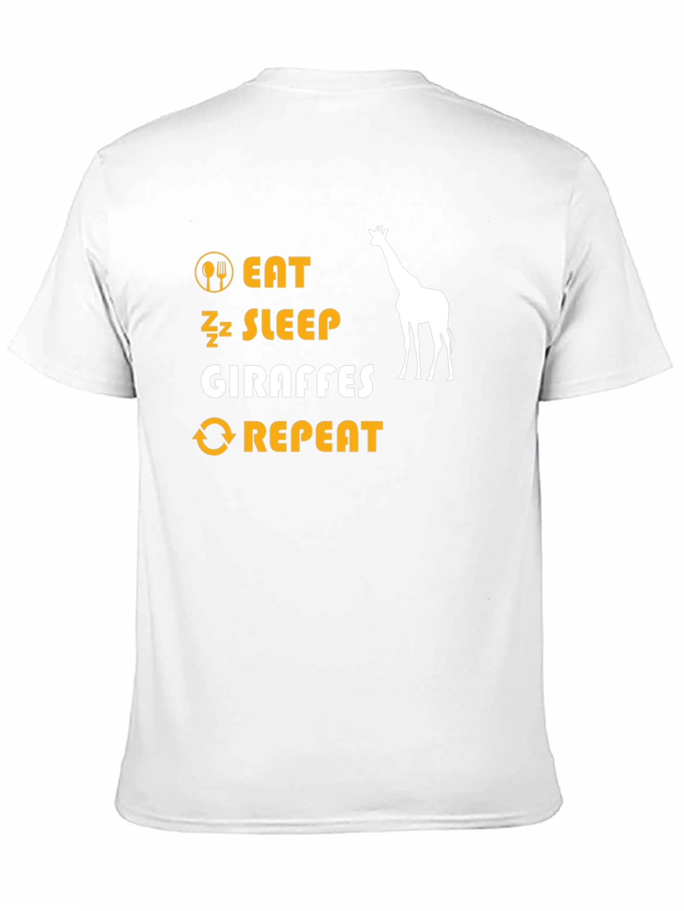 Eat Sleep Giraffes Repeat T-Shirt