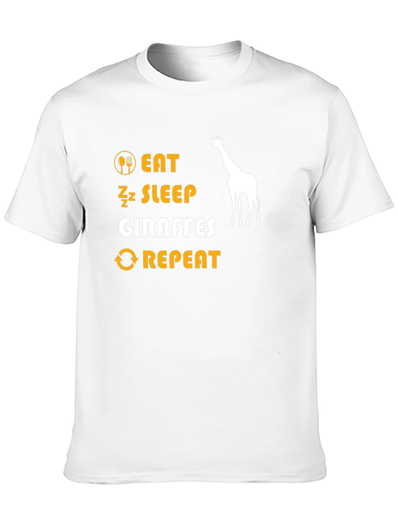 Eat Sleep Giraffes Repeat T-Shirt