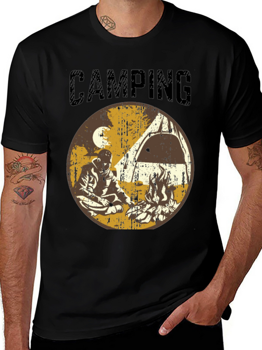 Vintage Camping Graphic T-Shirt