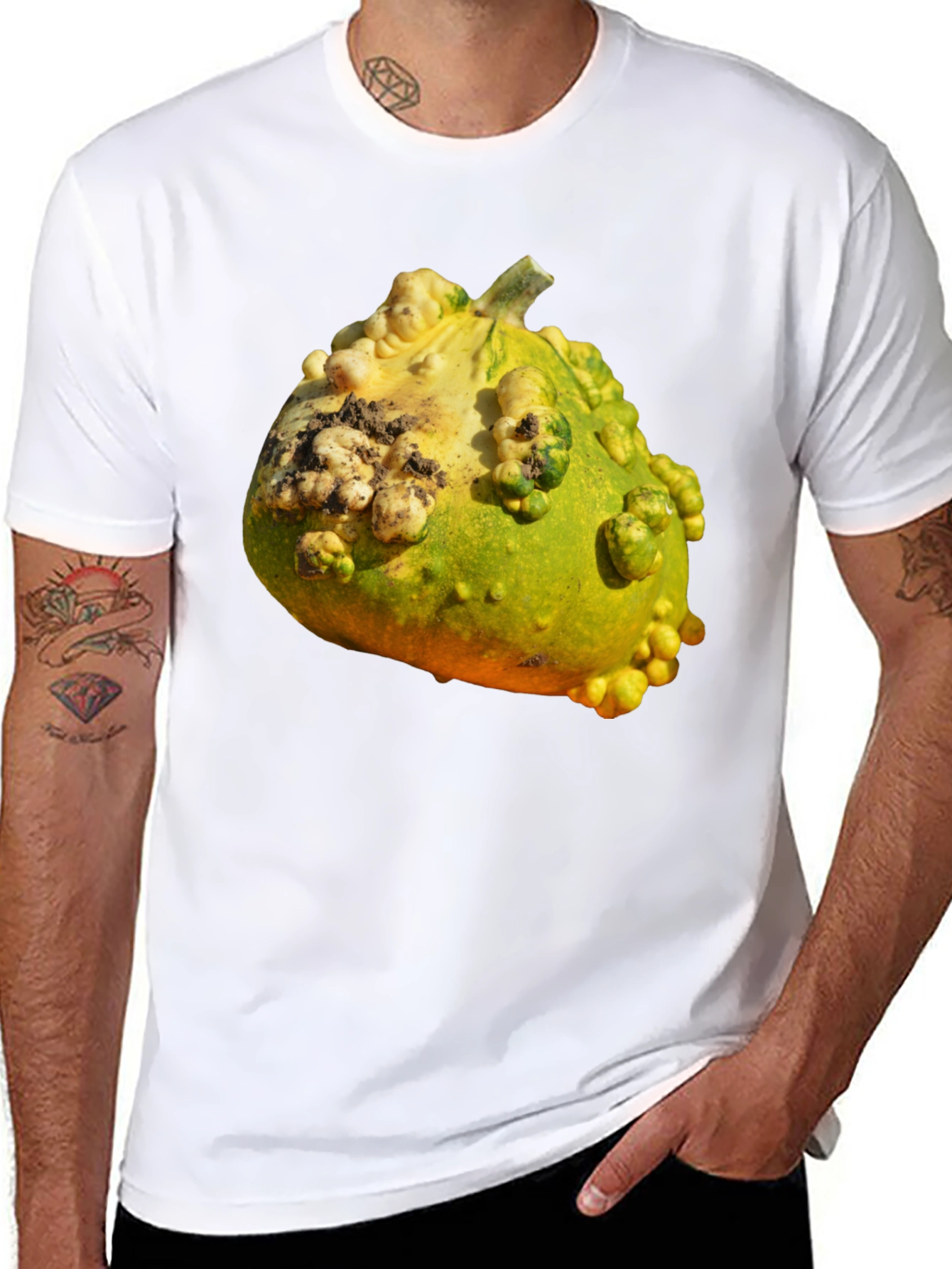 Gourd Graphic T-Shirt Novelty Fruit Tee