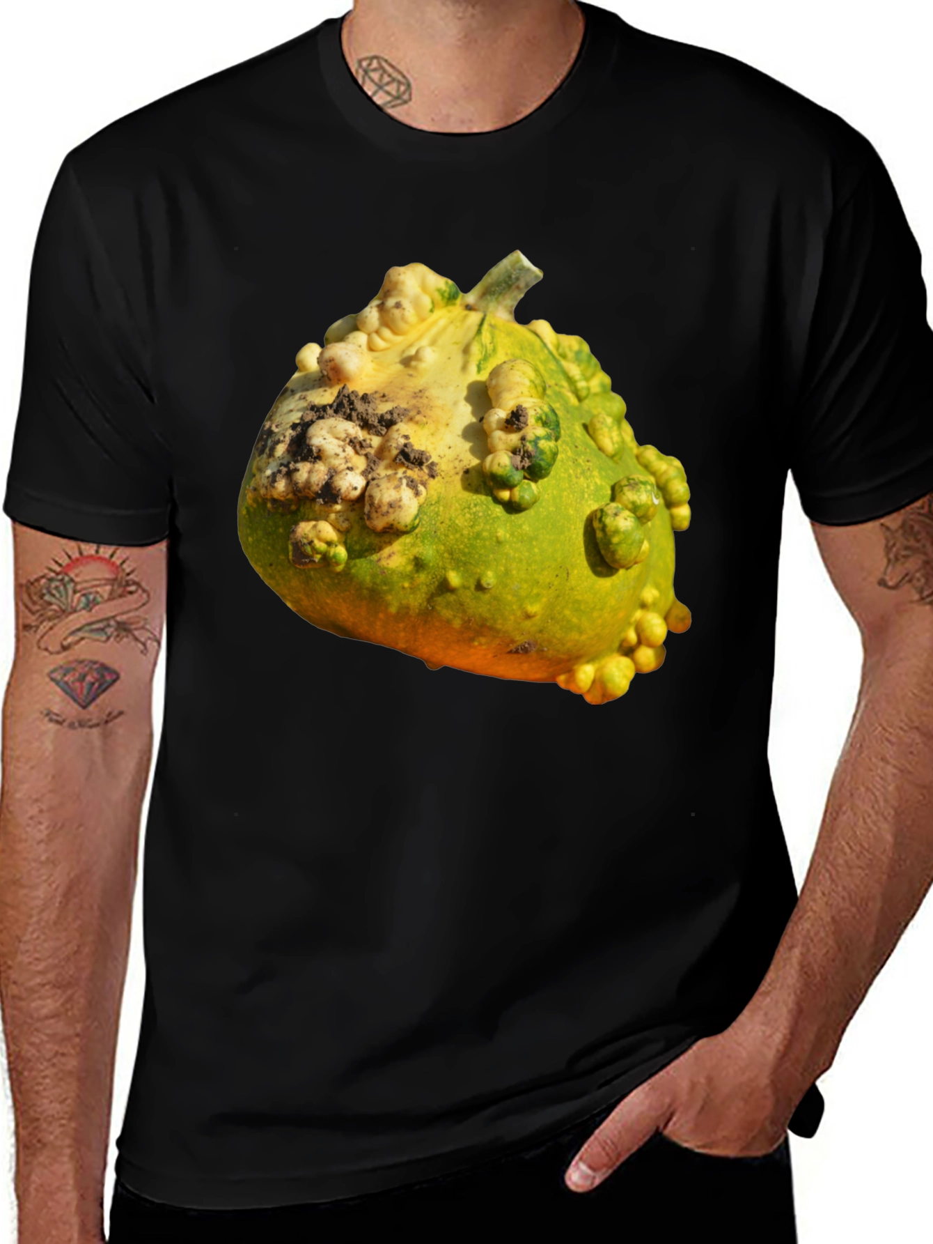 Gourd Graphic T-Shirt Novelty Fruit Tee