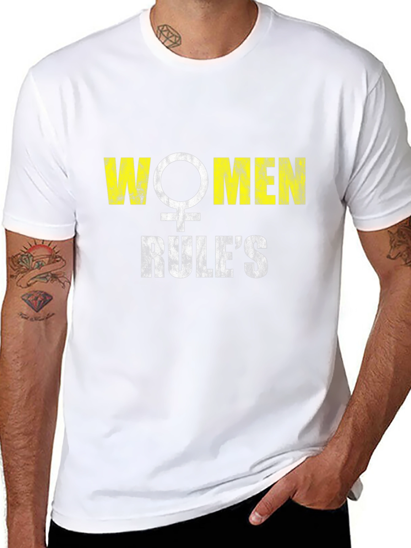 Women Rule T-Shirt Feminist Graphic Tee