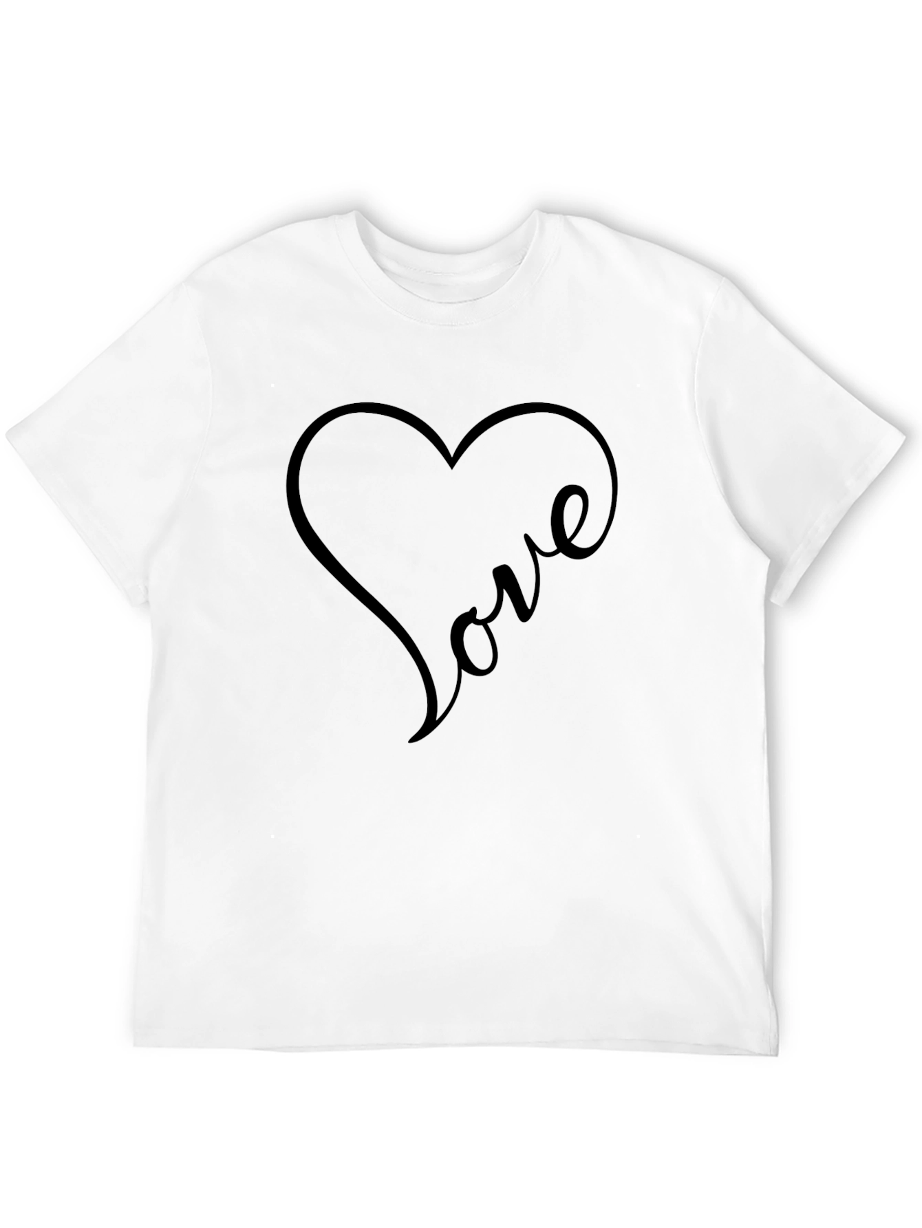 Love Heart T-Shirt - Stylish Graphic Tee