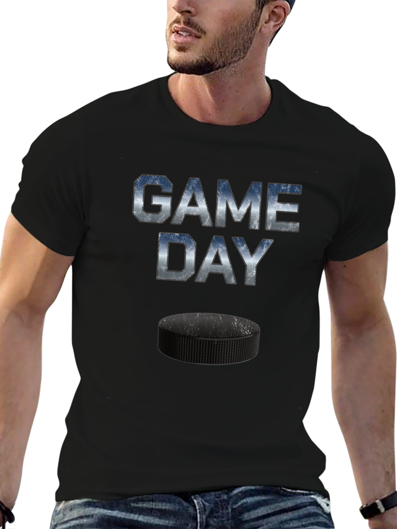 Game Day Hockey Puck T-Shirt
