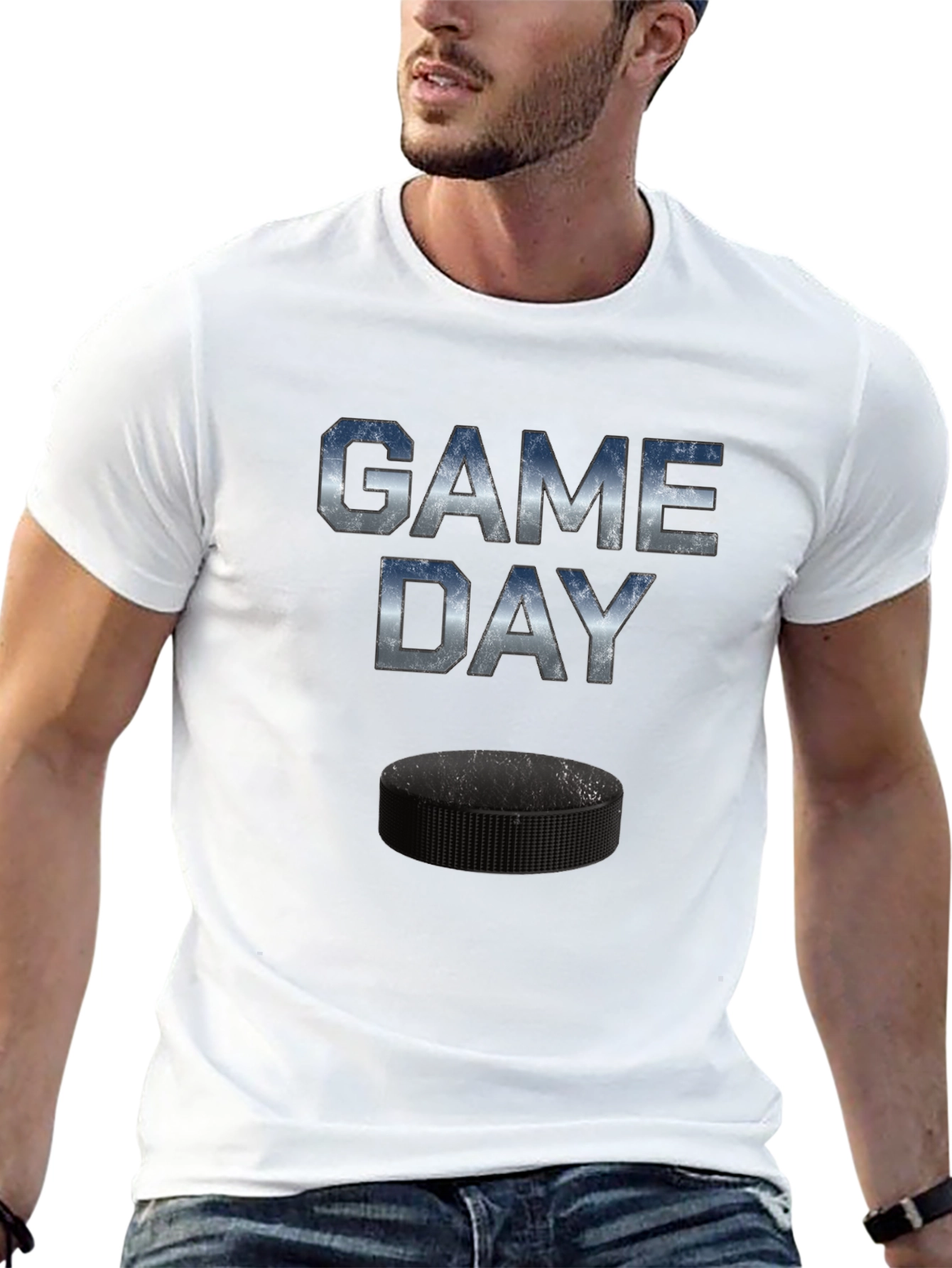 Game Day Hockey Puck T-Shirt