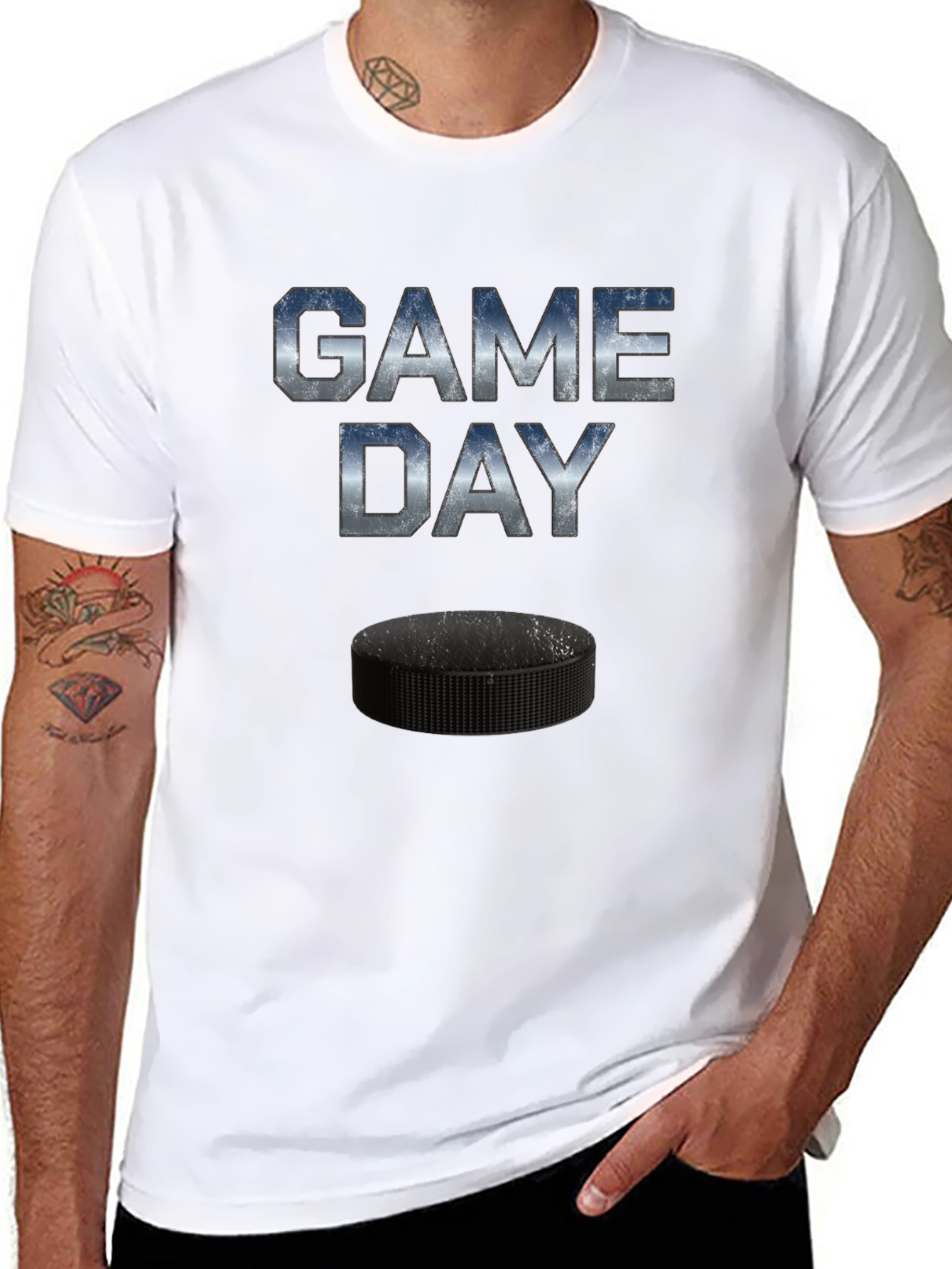 Game Day Hockey Puck T-Shirt