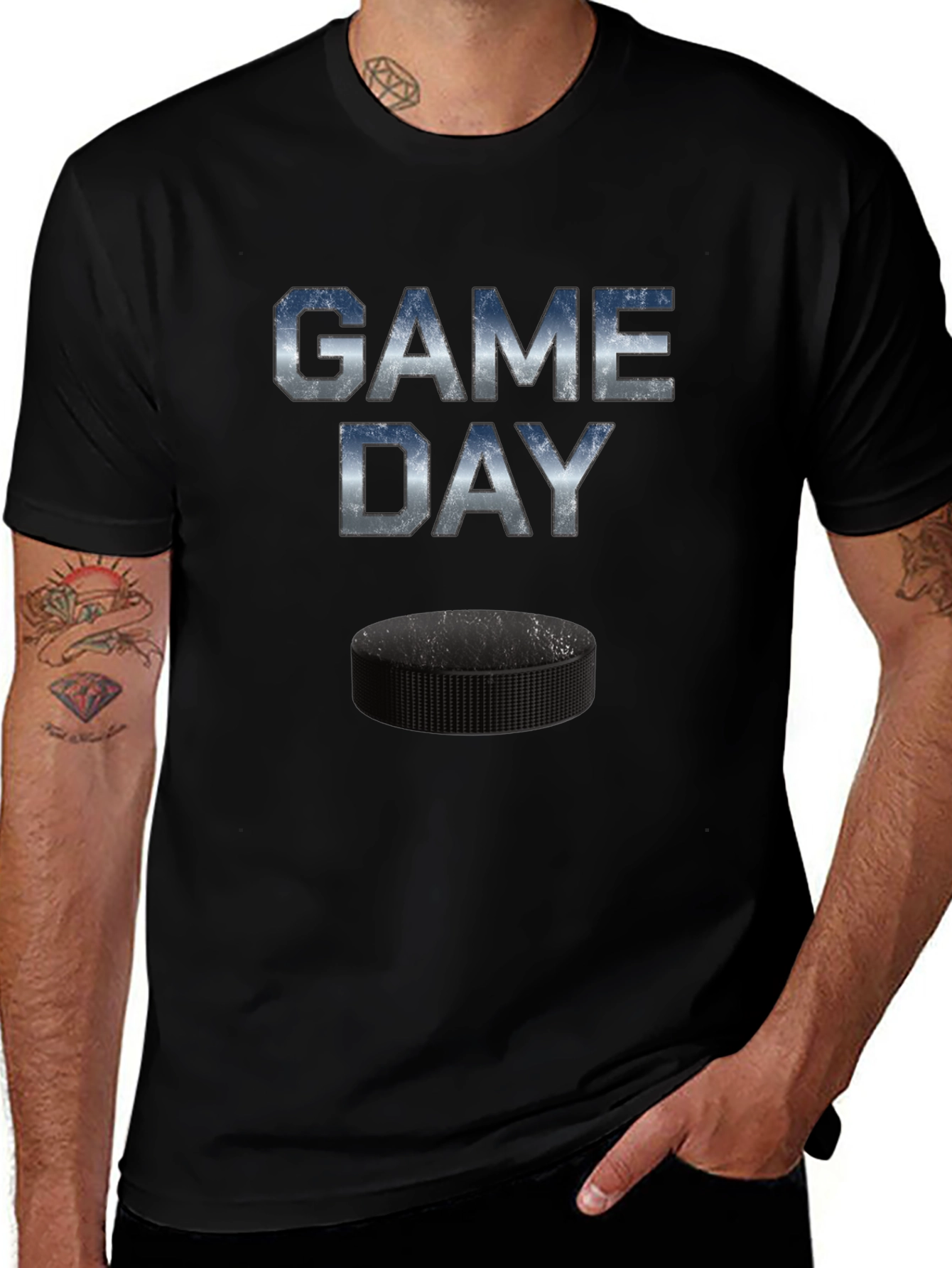 Game Day Hockey Puck T-Shirt