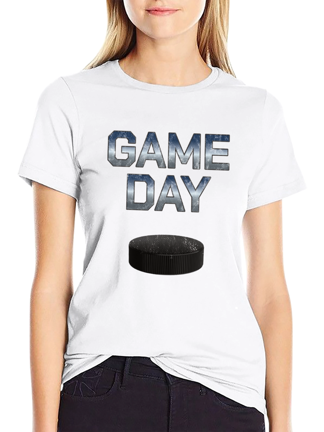Game Day Hockey Puck T-Shirt