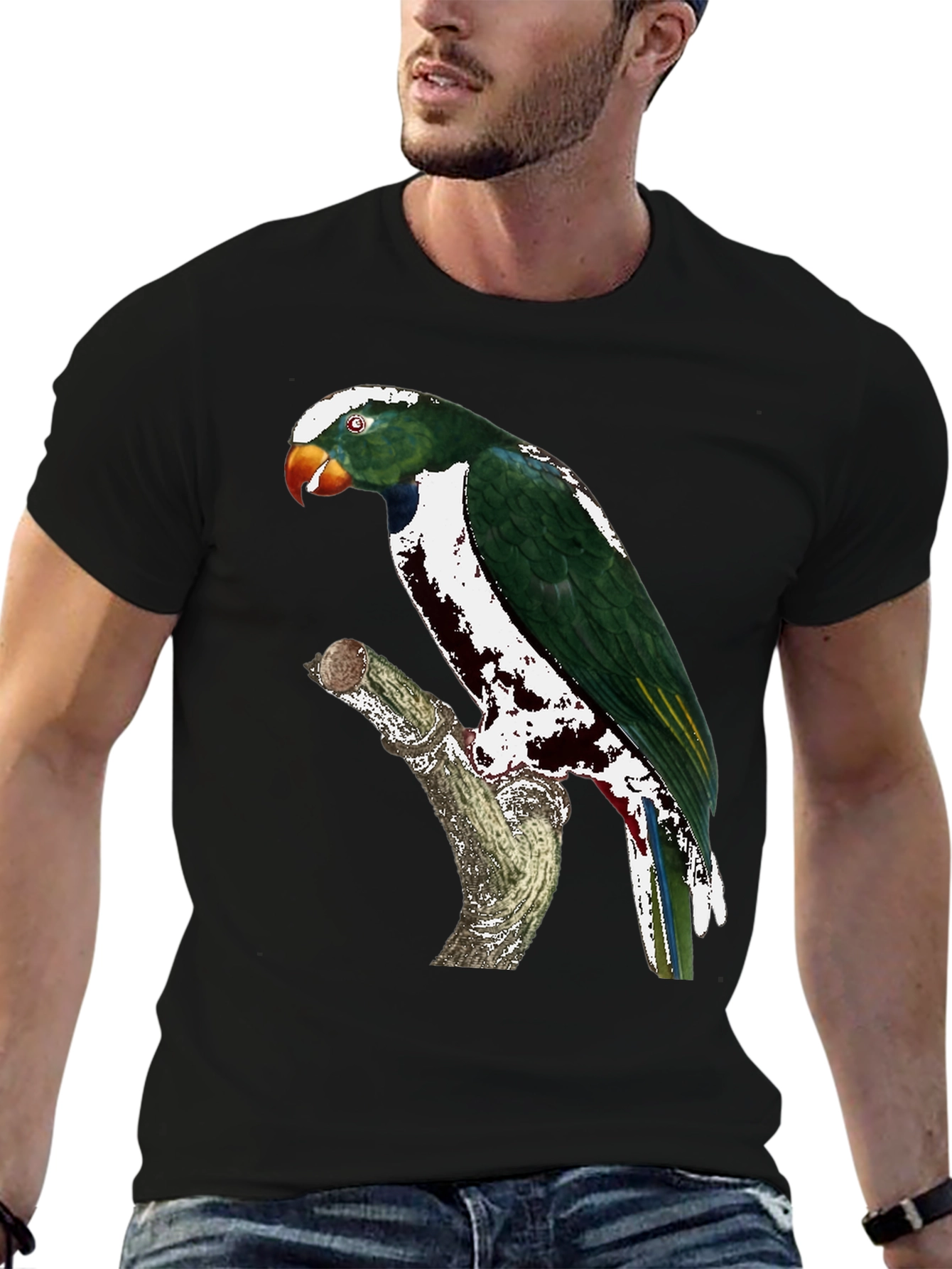 Parrot Graphic T-Shirt - Unique Bird Lovers Tee