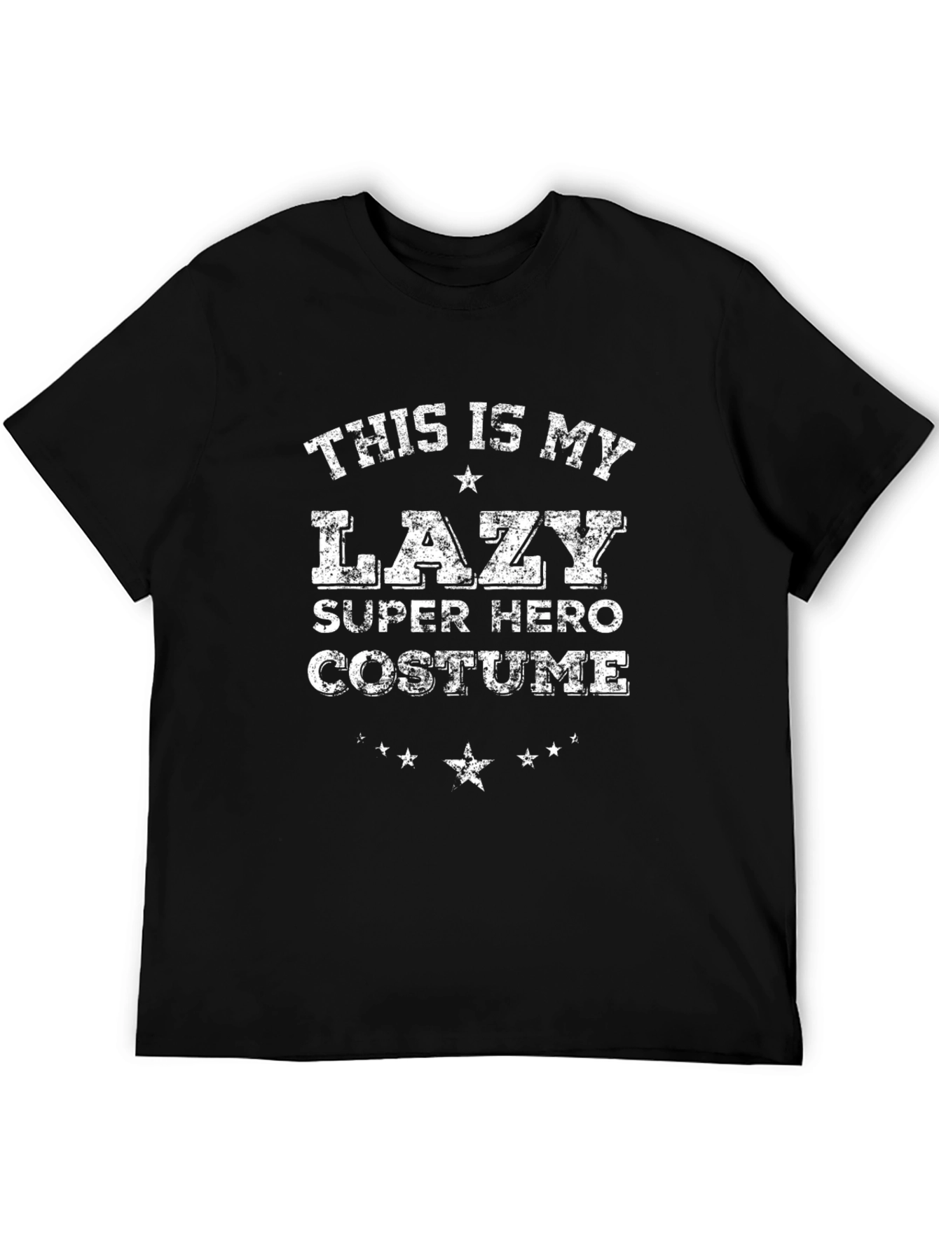 Lazy Superhero Costume T-Shirt