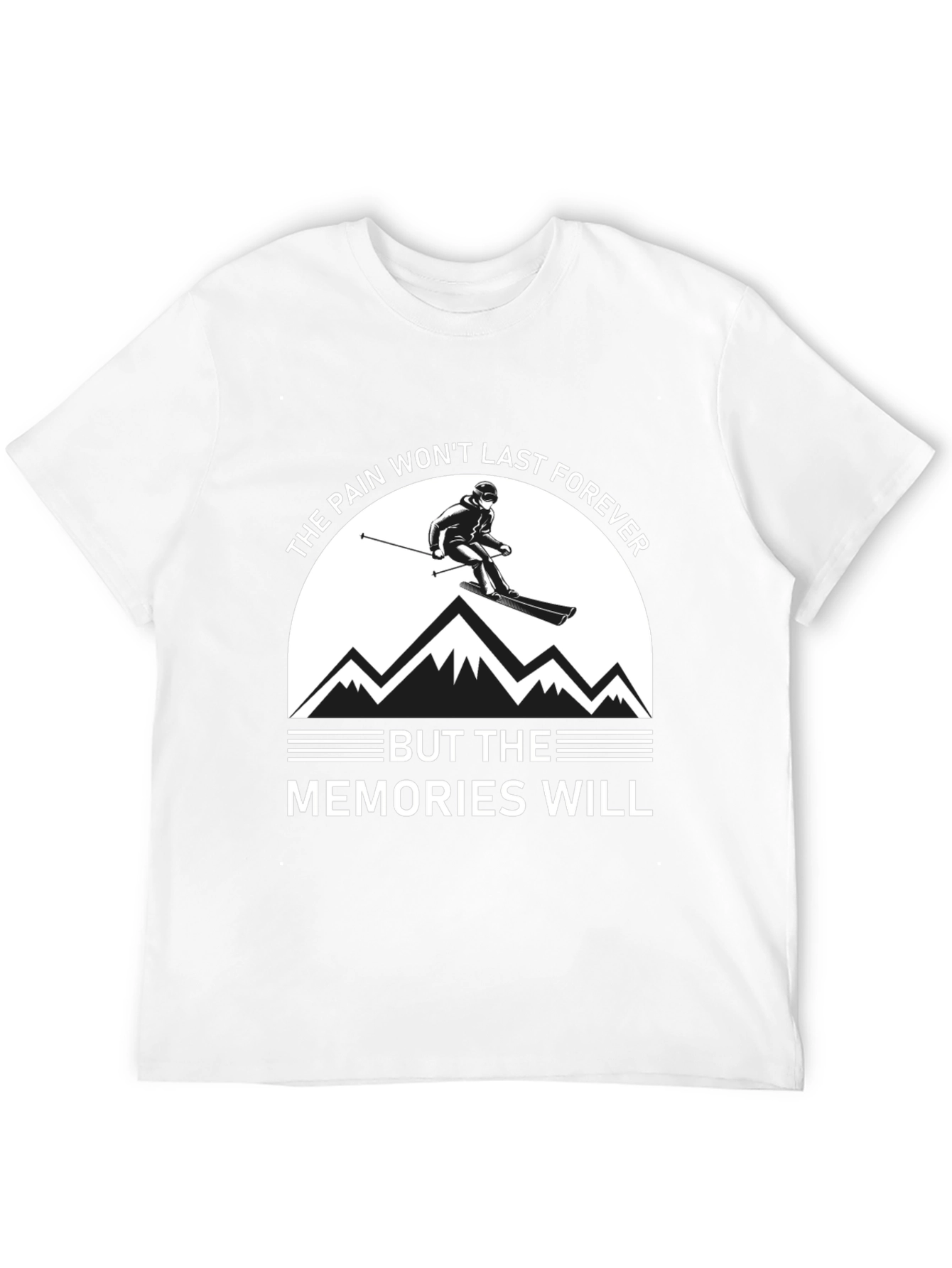 Skiing Memories Graphic T-Shirt