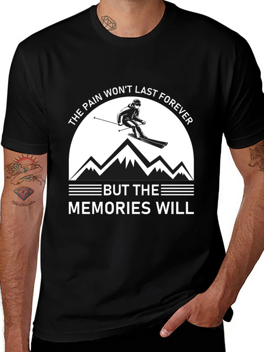Skiing Memories Graphic T-Shirt