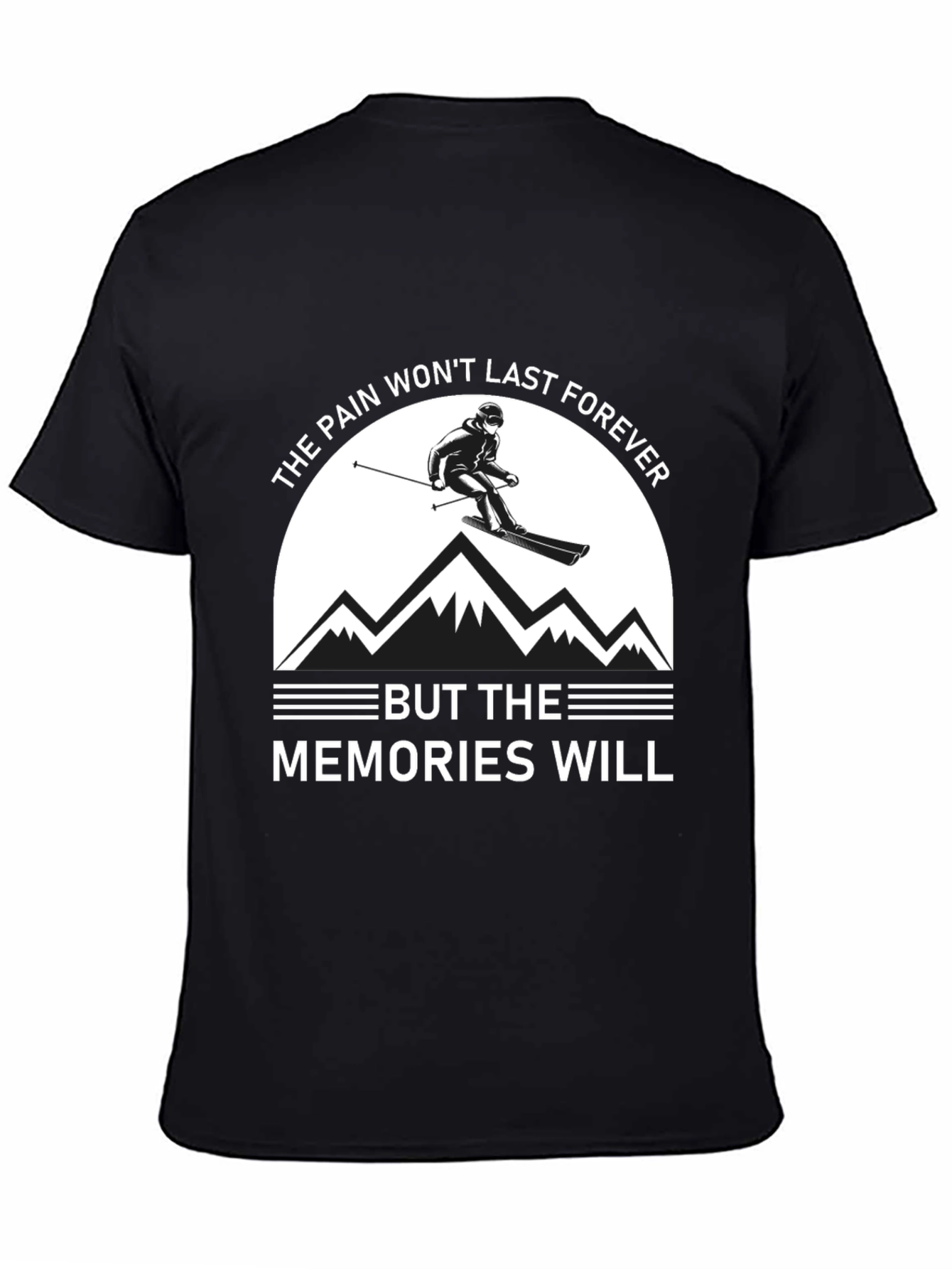 Skiing Memories Graphic T-Shirt