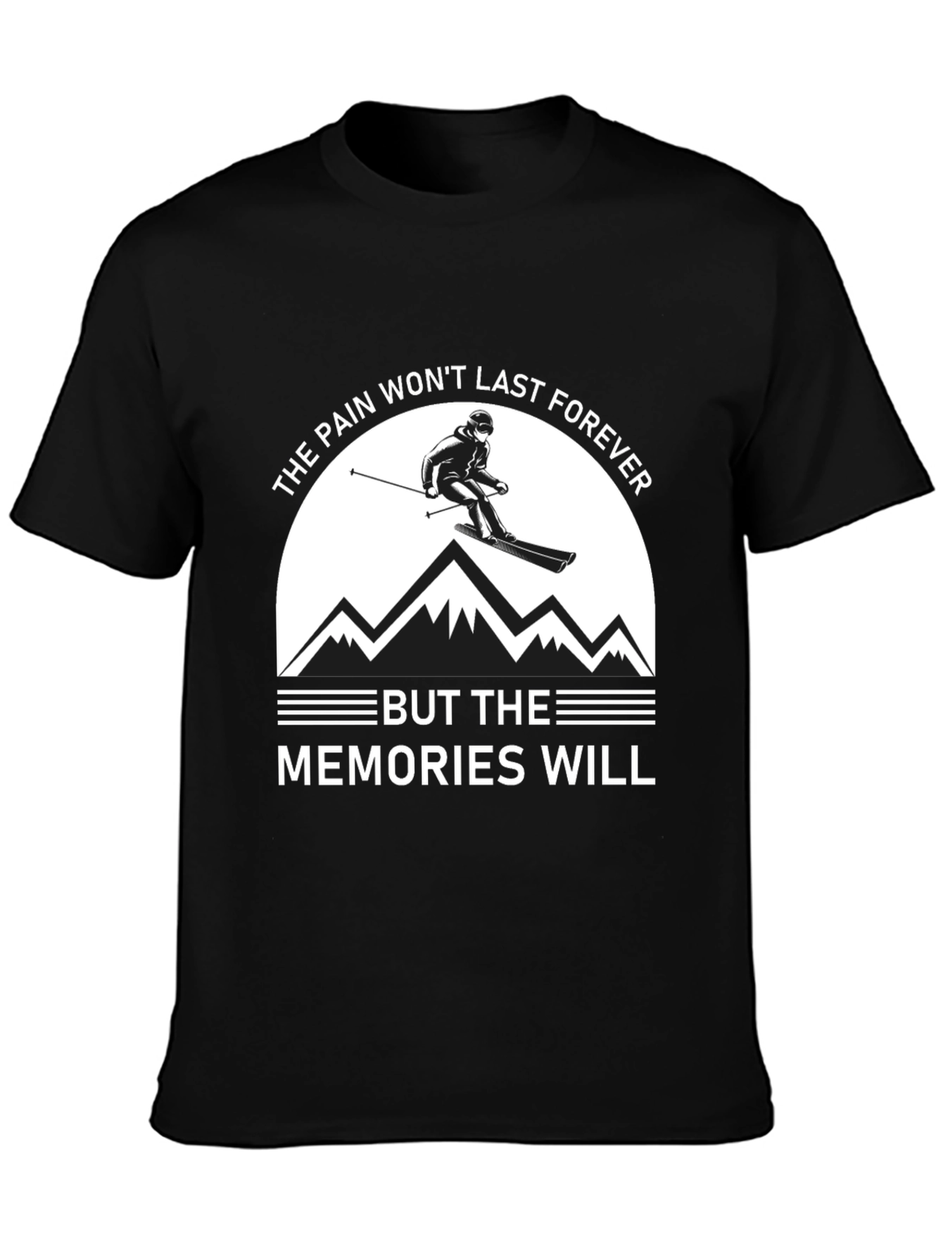 Skiing Memories Graphic T-Shirt