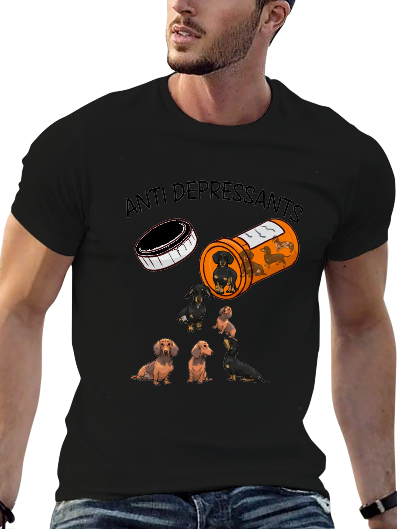 Anti-Depressant Dachshund T-Shirt