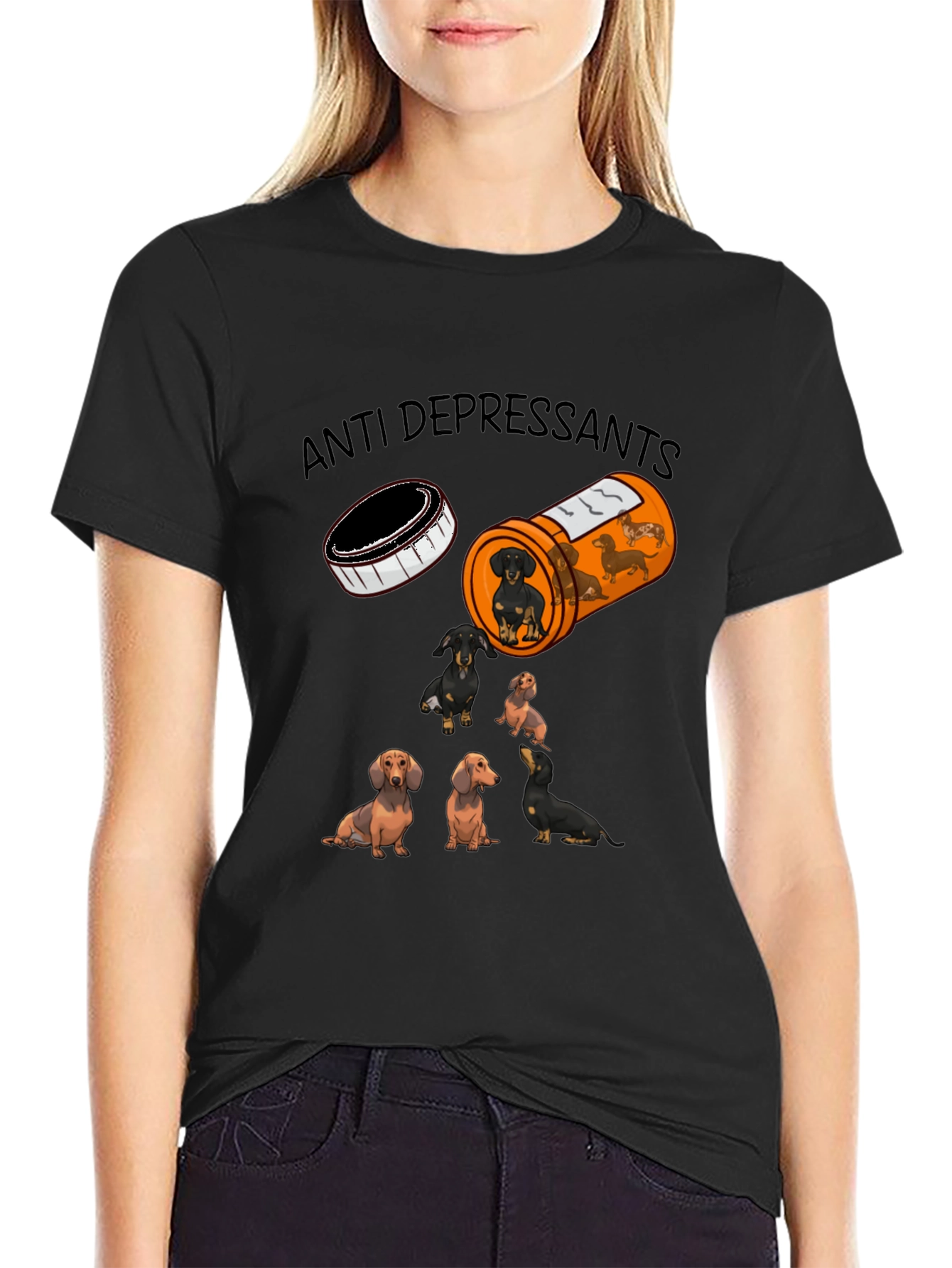 Anti-Depressant Dachshund T-Shirt