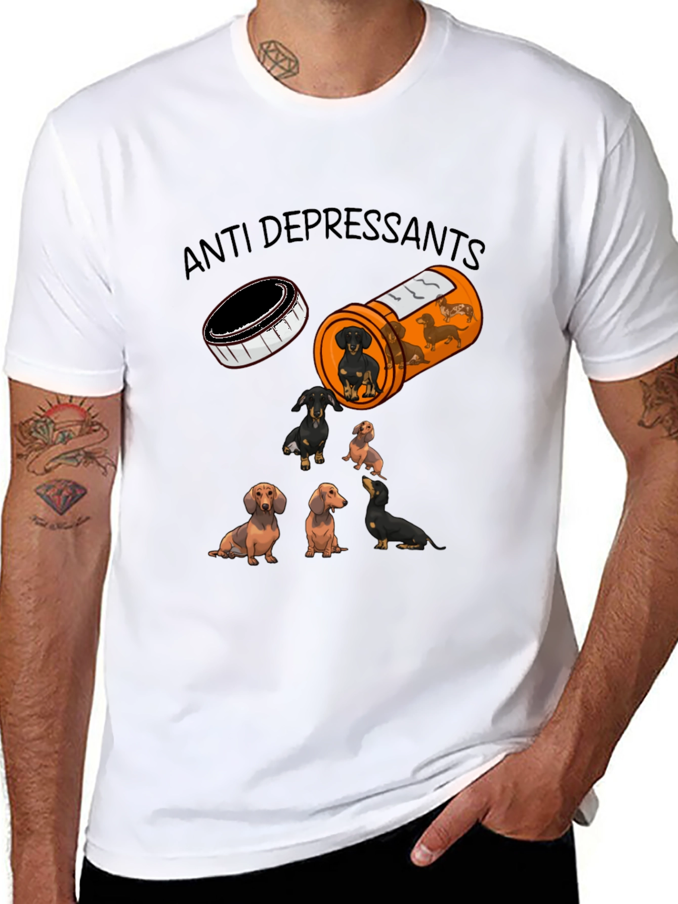 Anti-Depressant Dachshund T-Shirt