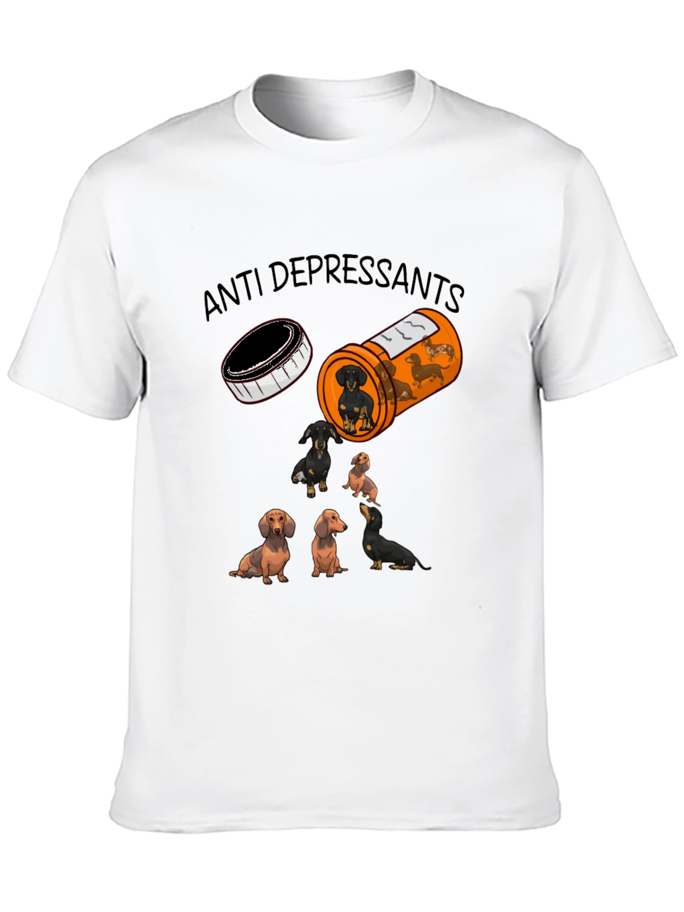 Anti-Depressant Dachshund T-Shirt