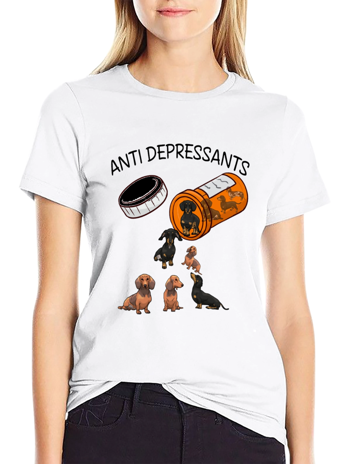 Anti-Depressant Dachshund T-Shirt