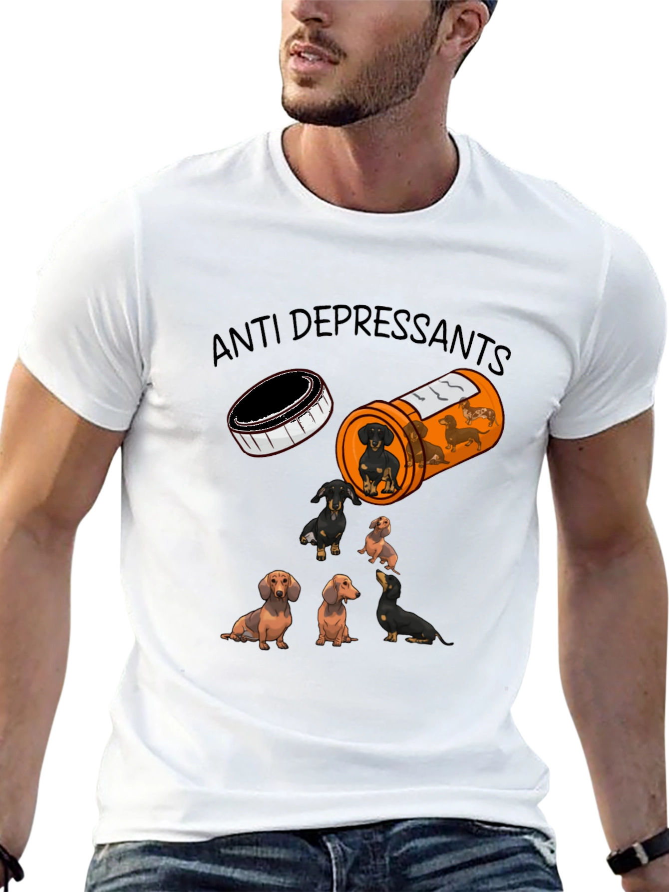 Anti-Depressant Dachshund T-Shirt