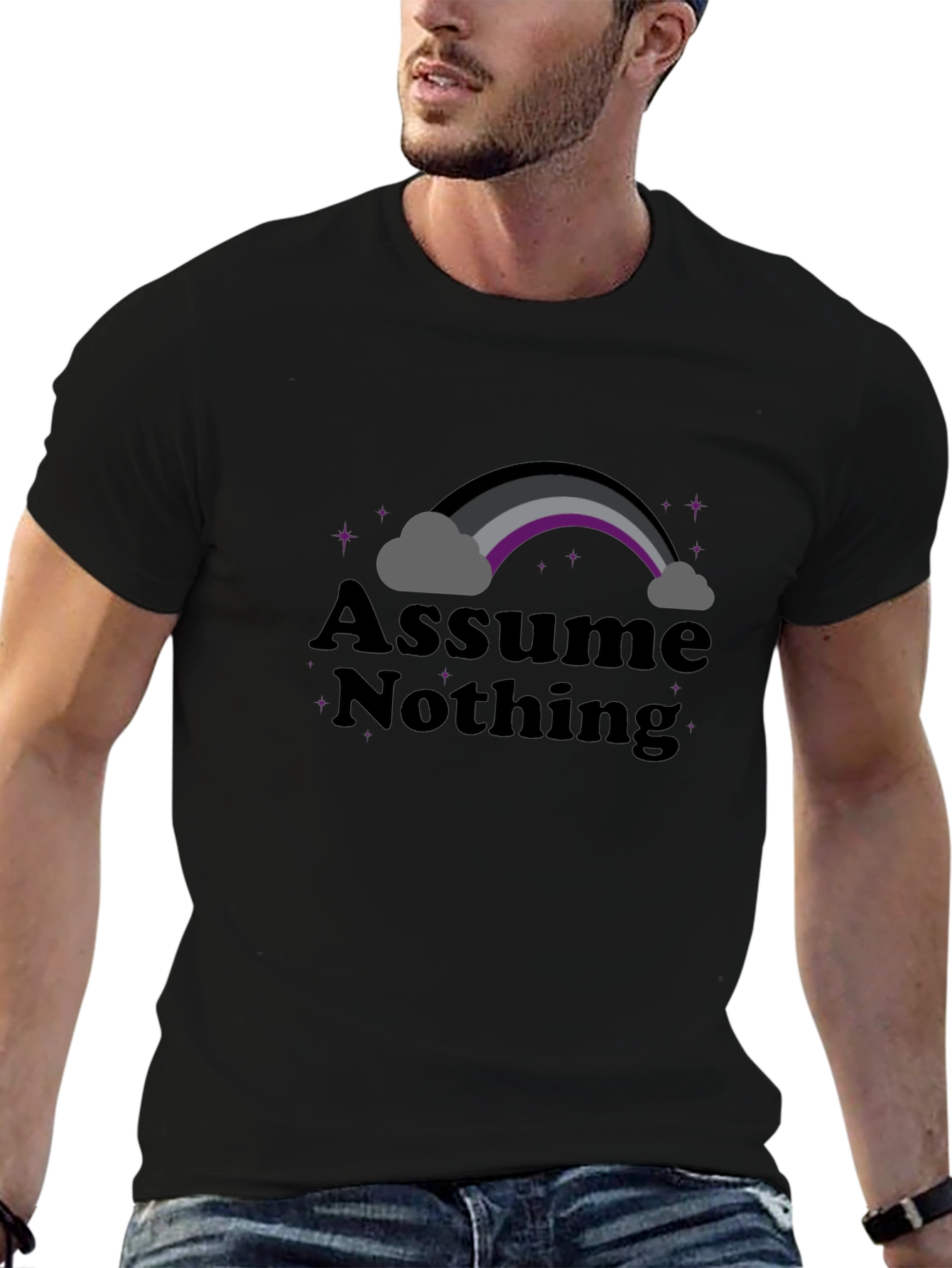 Assume Nothing Ace Pride T-Shirt