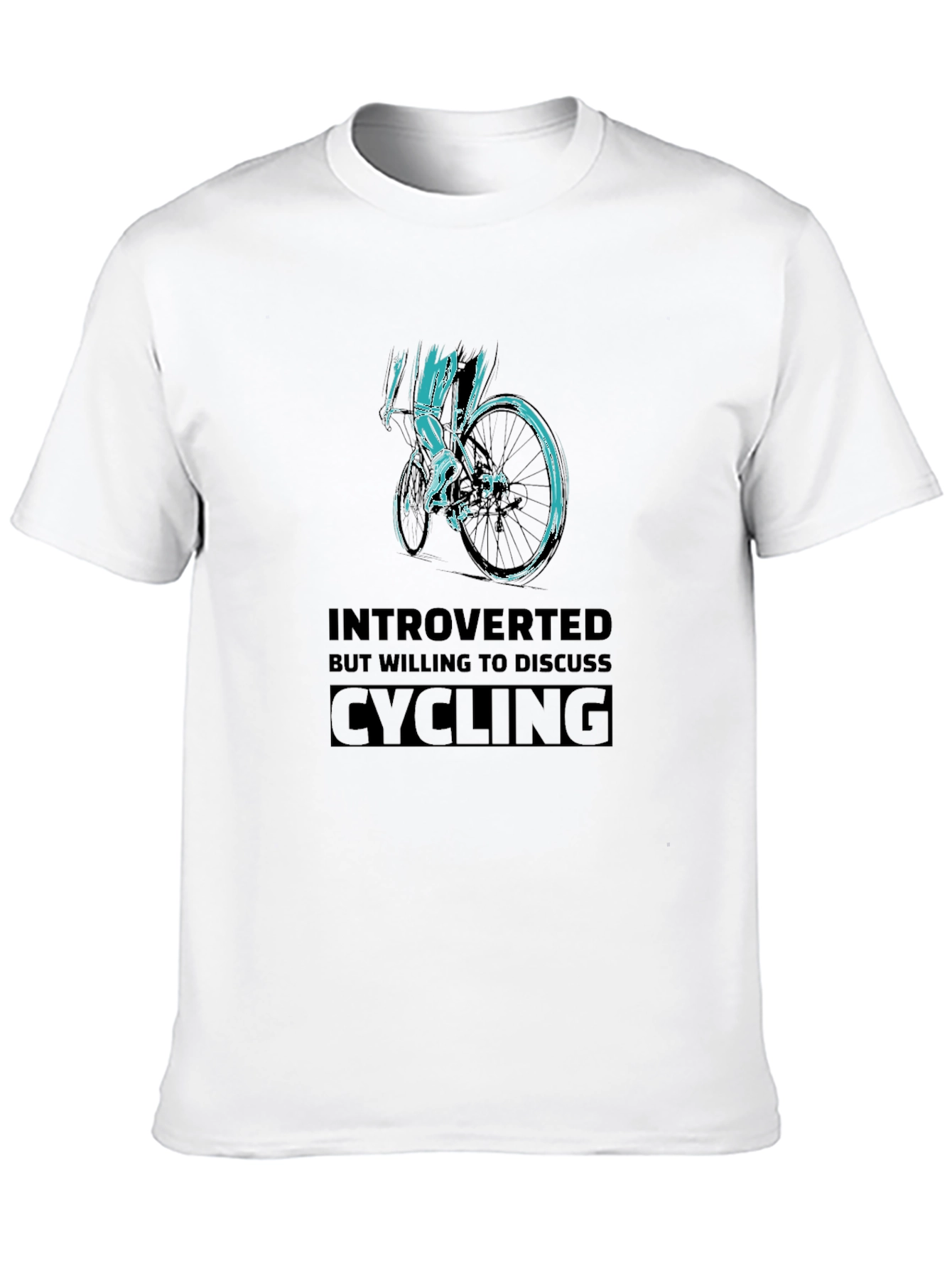 Introverted Cycling Graphic Tee